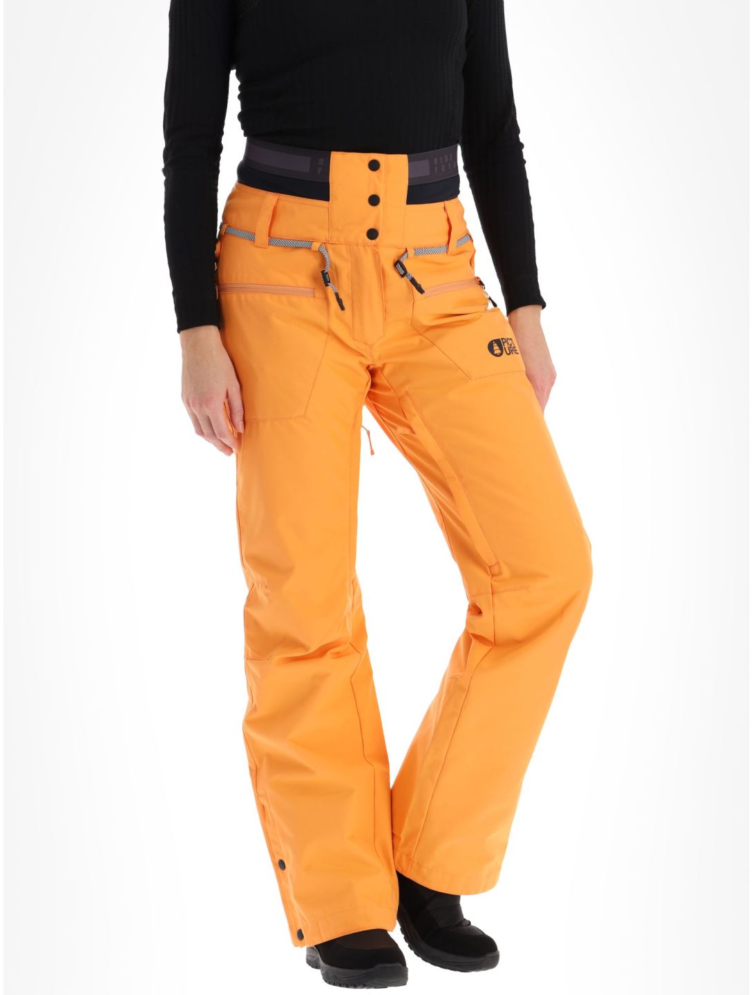 Picture, Treva ski pants women Tangerine orange 