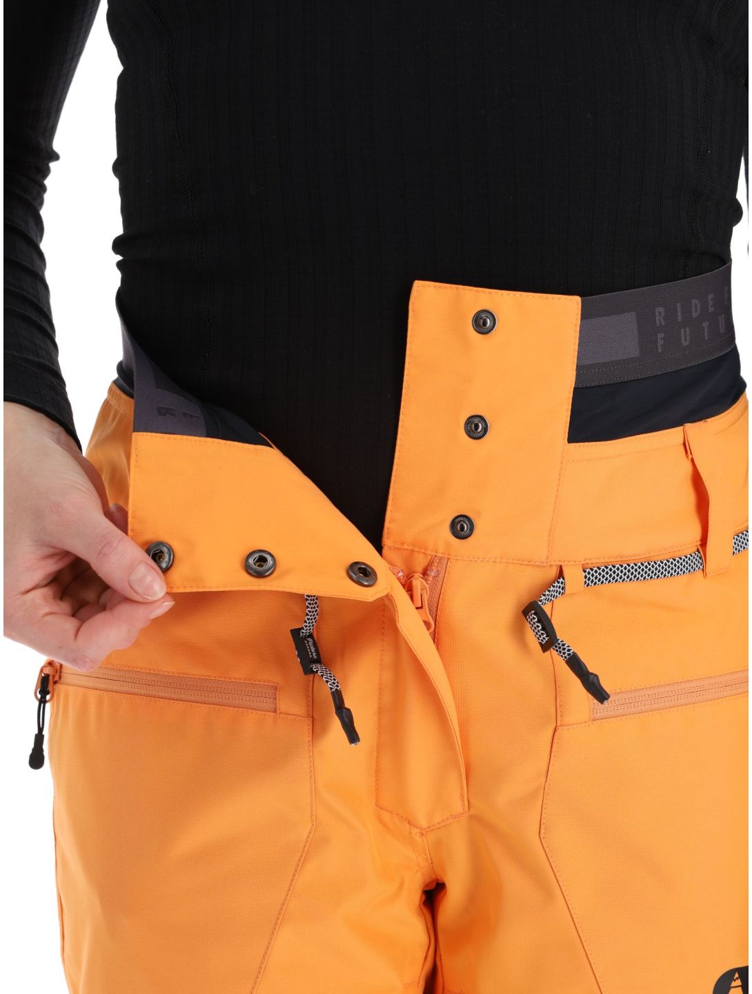 Picture, Treva ski pants women Tangerine orange 