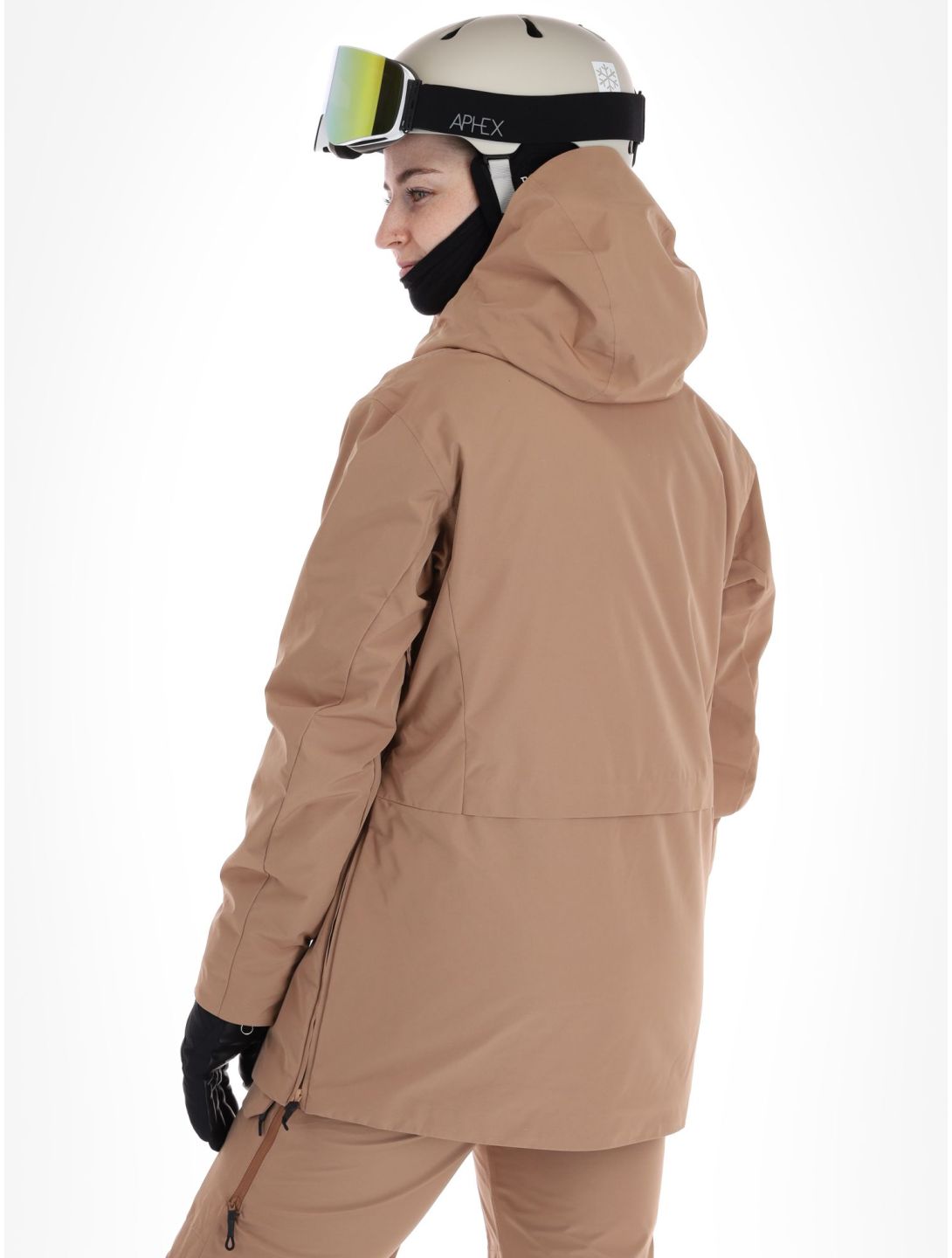 Picture, U64 winter anorak women Mocha brown 