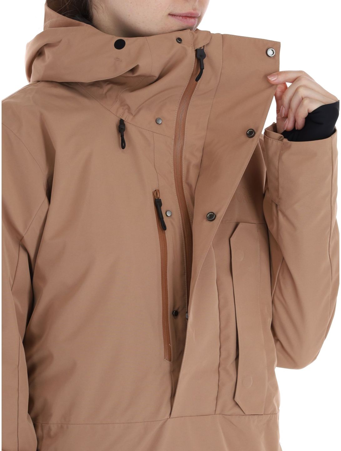 Picture, U64 winter anorak women Mocha brown 