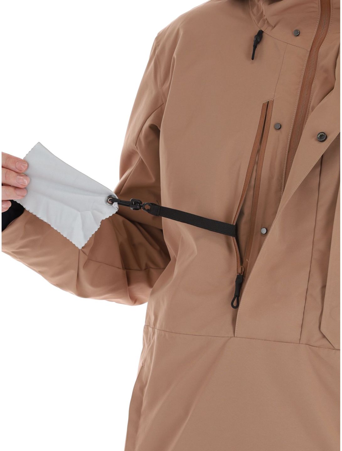 Picture, U64 winter anorak women Mocha brown 