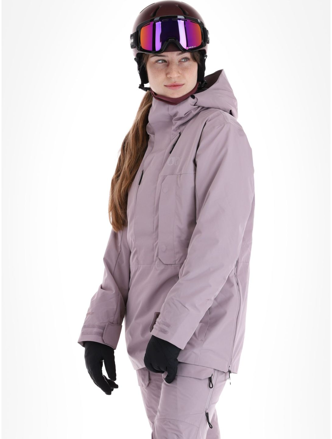 Picture, U64 winter anorak women Sea Fog purple 