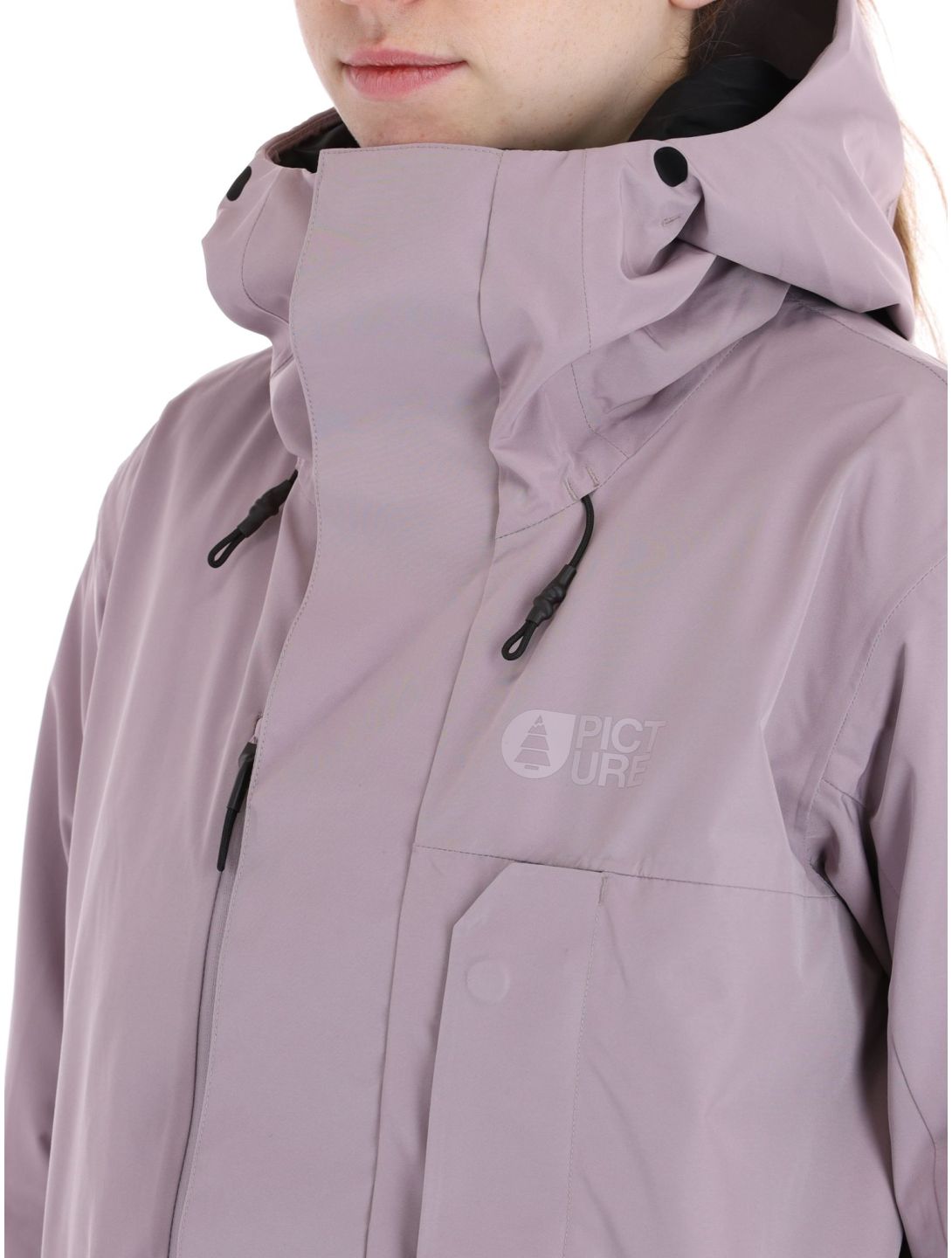 Picture, U64 winter anorak women Sea Fog purple 