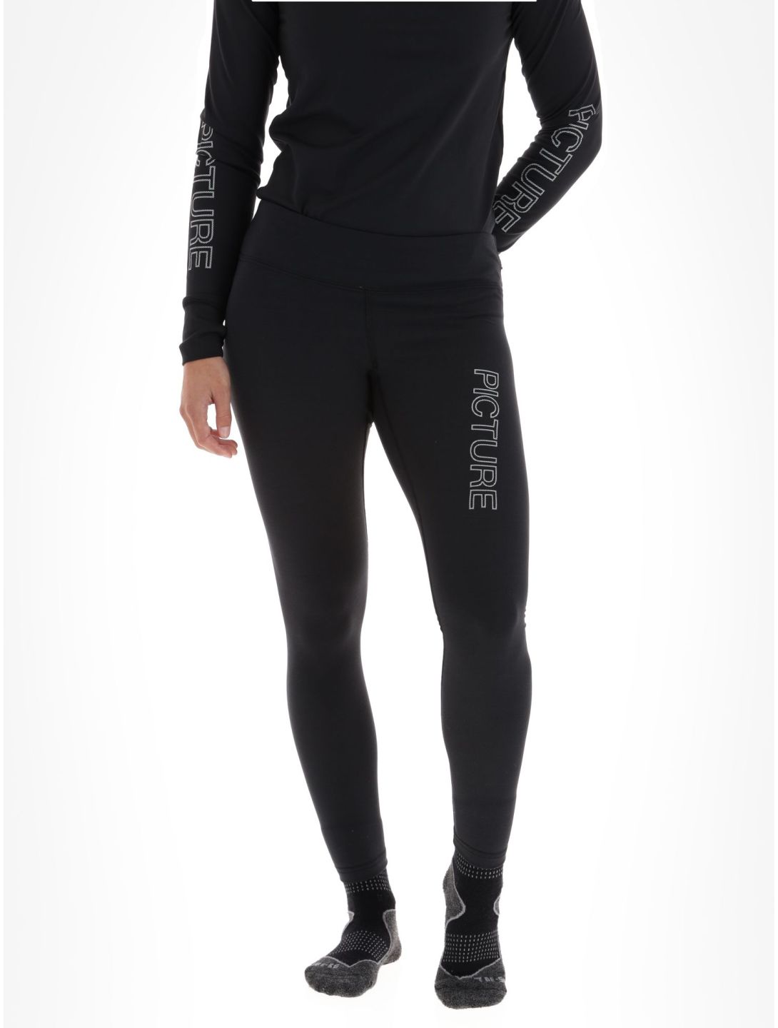 Picture, Xina Bottom thermal pants women Black black 