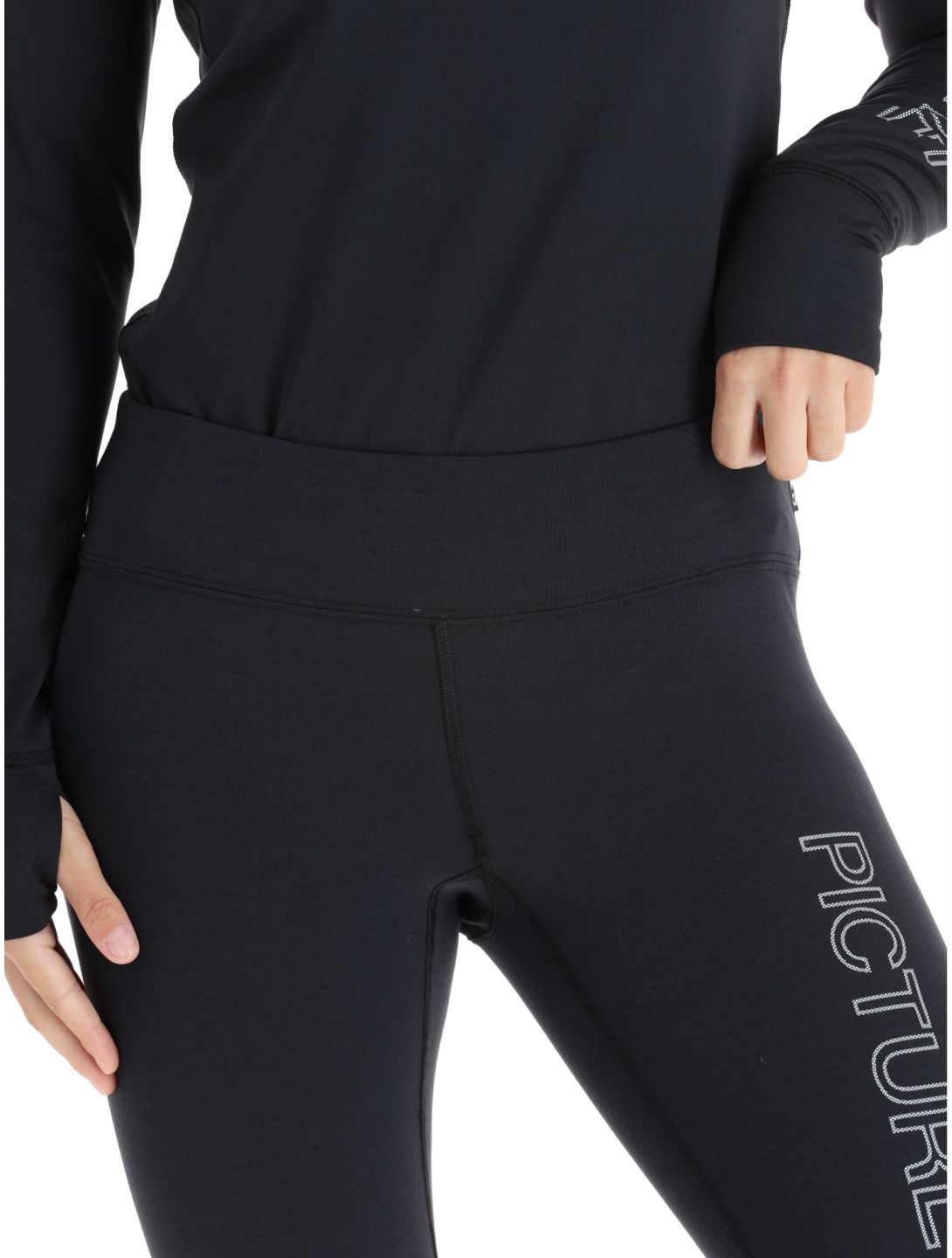 Picture, Xina Bottom thermal pants women Black black 