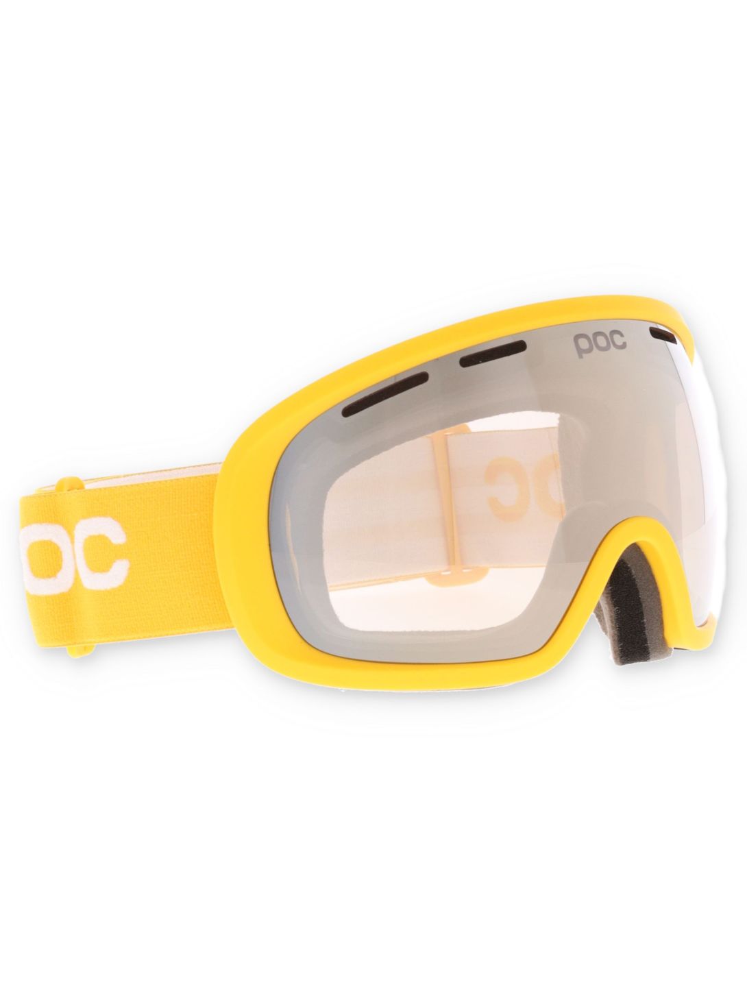 POC, Fovea goggles unisex Sulphite Yellow / Partly Sunny Ivory grey, yellow 