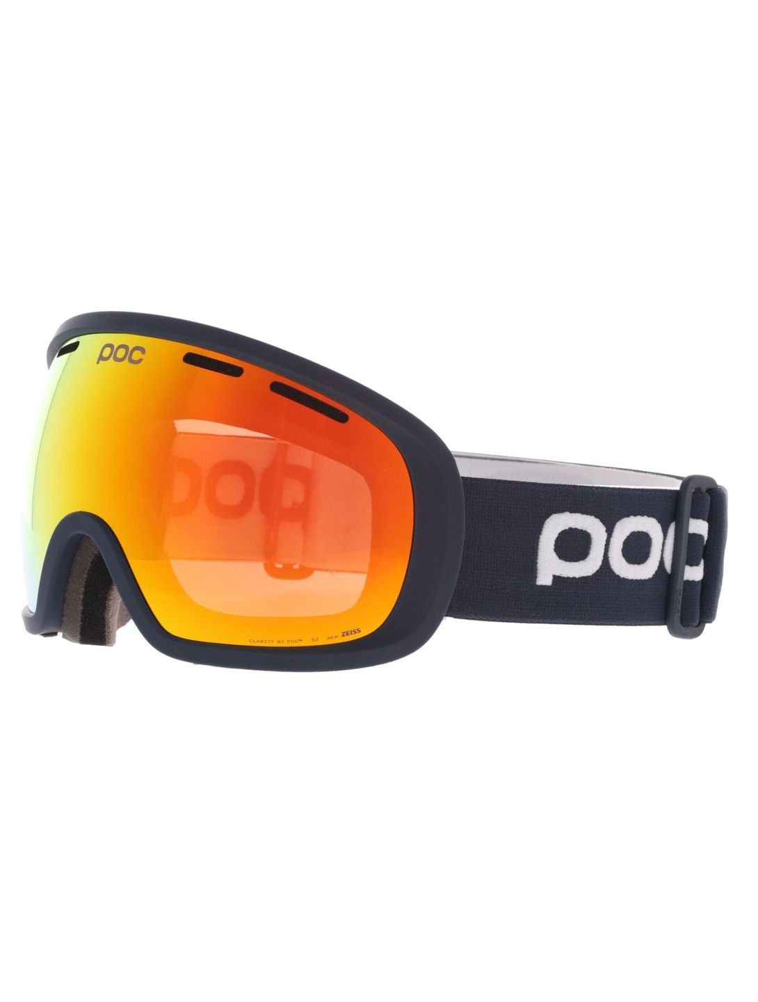 POC, Fovea goggles unisex Apatite Navy / Partly Sunny Orange blue, orange 