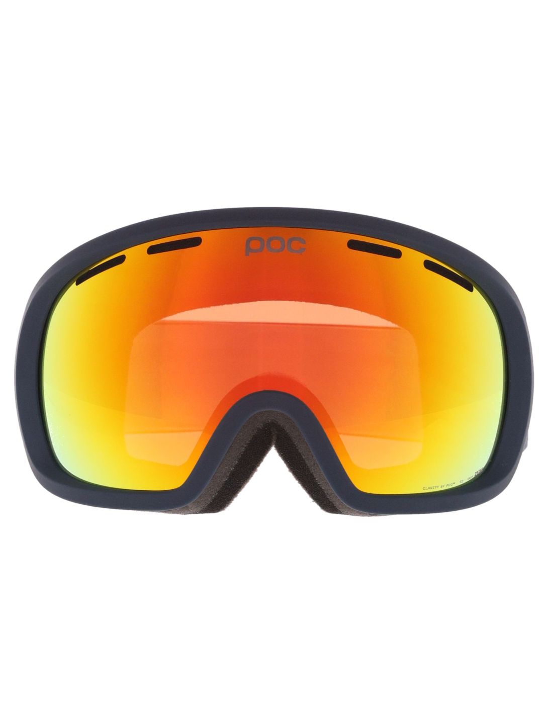 POC, Fovea goggles unisex Apatite Navy / Partly Sunny Orange blue, orange 