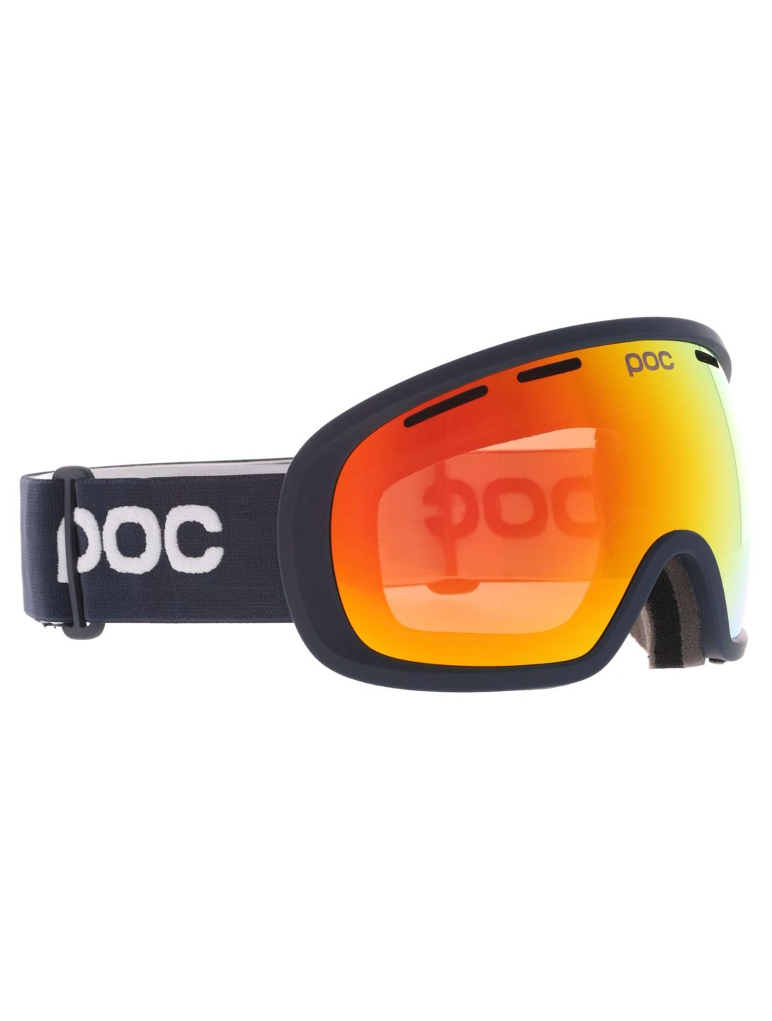 POC, Fovea goggles unisex Apatite Navy / Partly Sunny Orange blue, orange 