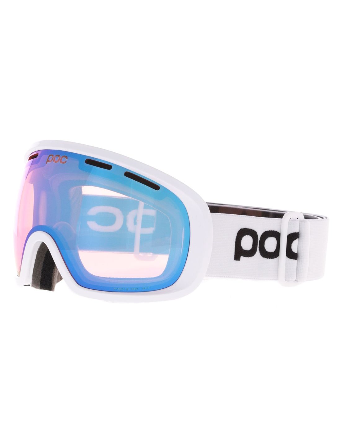 POC, Fovea Photochromic goggles unisex Hydrogen White / Photochromic / Light Pink-Sky Blue blue, pink, white 