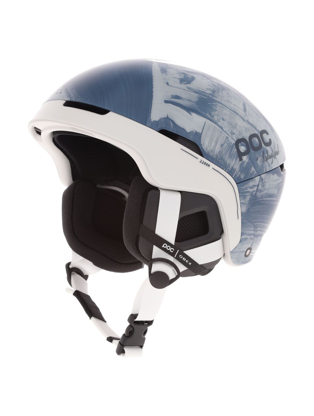 POC, Obex BC MIPS Hedvig Wessel Ed. ski helmet unisex Store Skagastølstind blue, white 