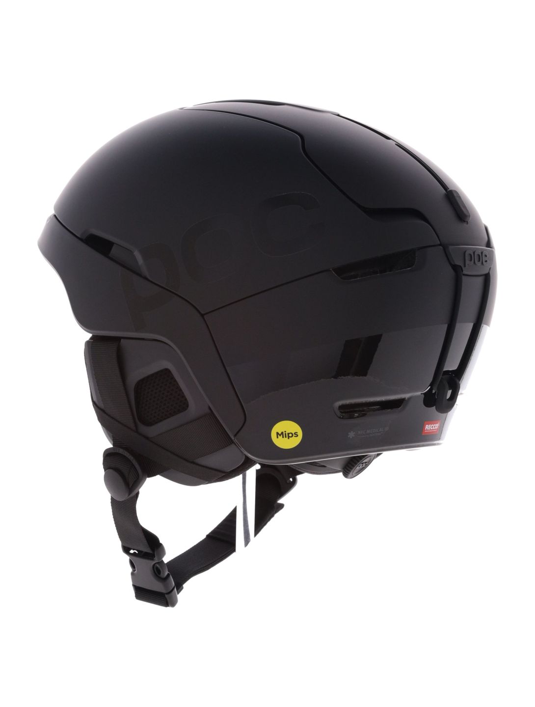 POC, Obex BC MIPS ski helmet unisex Uranium Black Matt black 