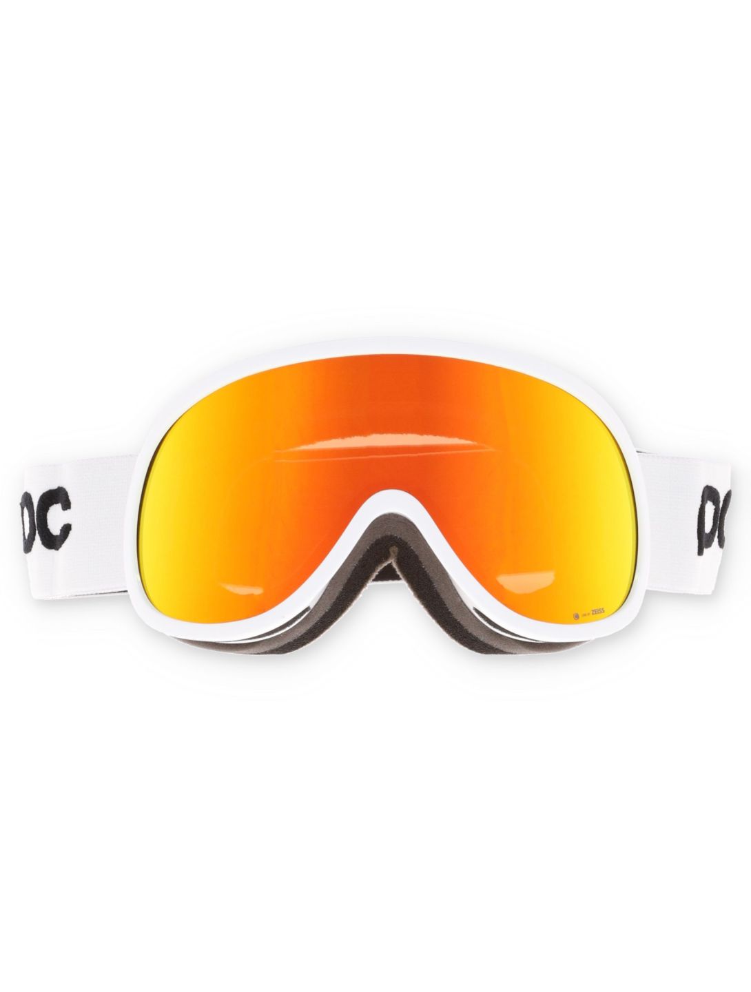 POC, Retina Mid goggles unisex Hydrogen White / Partly Sunny Orange orange, white 