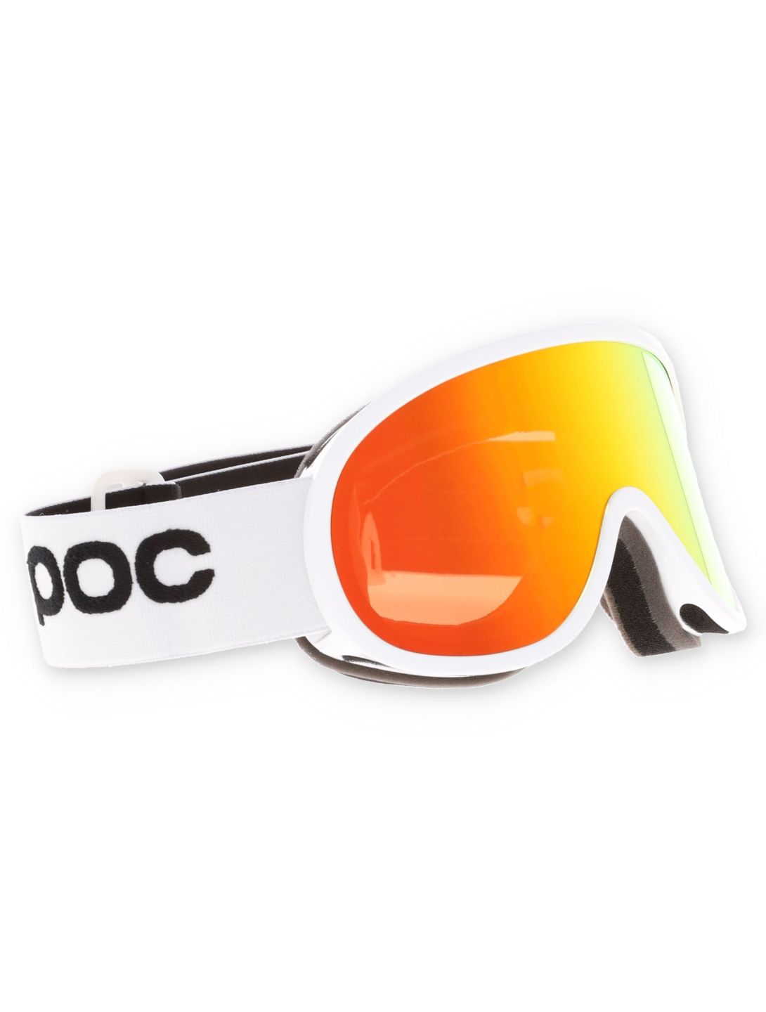 POC, Retina Mid goggles unisex Hydrogen White / Partly Sunny Orange orange, white 