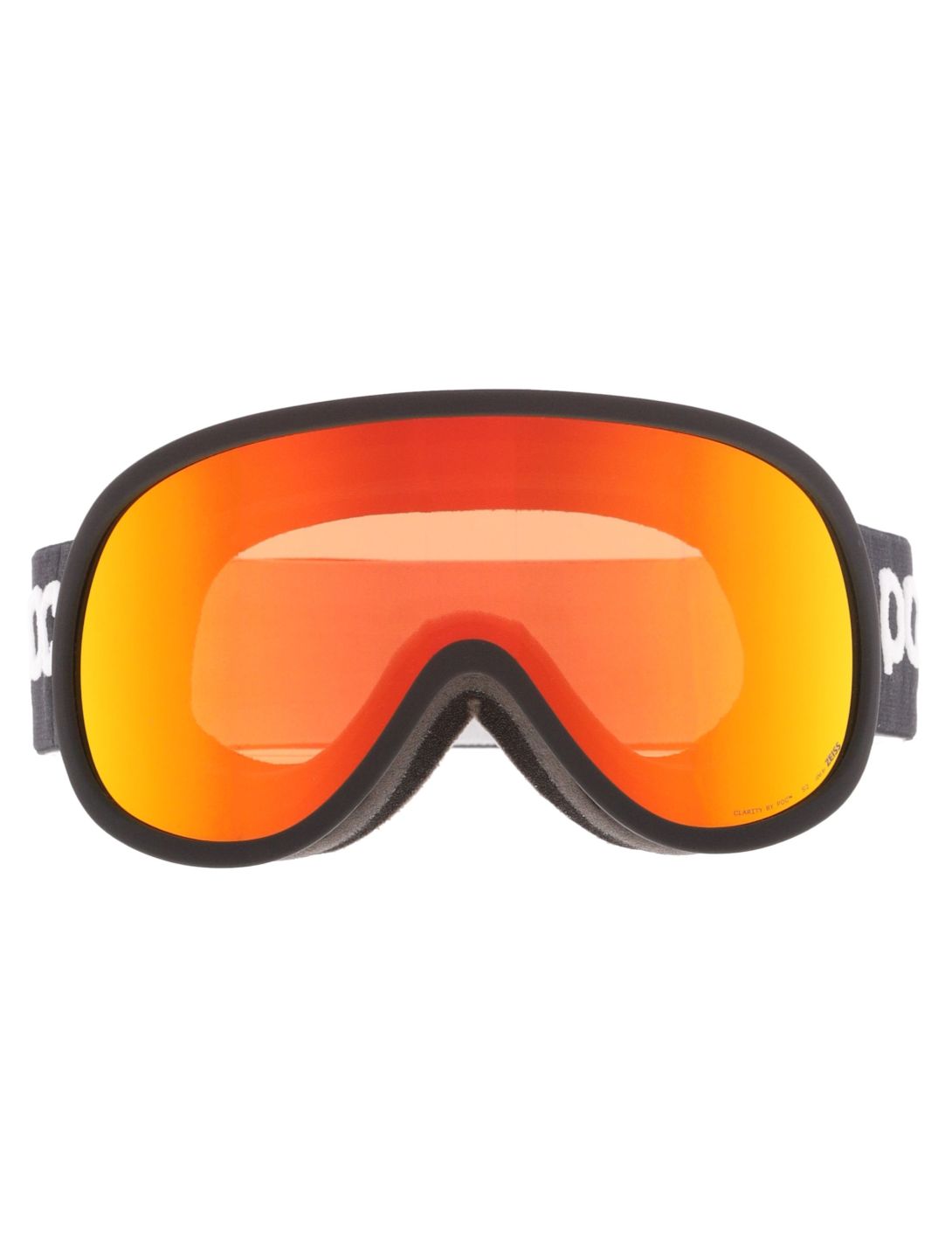 POC, Retina Mid goggles unisex Uranium Black / Partly Sunny Orange black,  orange