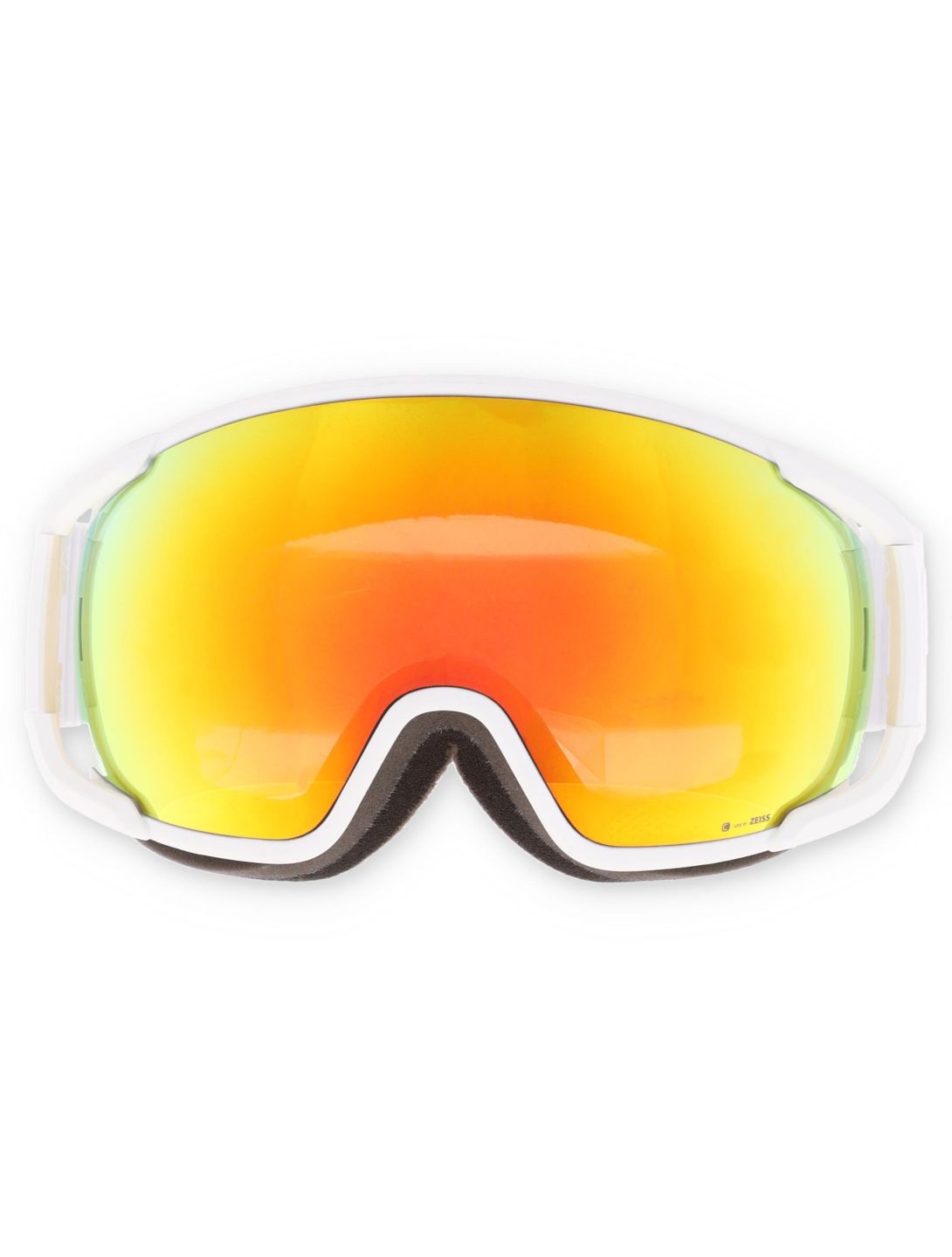 POC, Zonula goggles unisex Hydrogen White / Partly Sunny Orange orange, white 