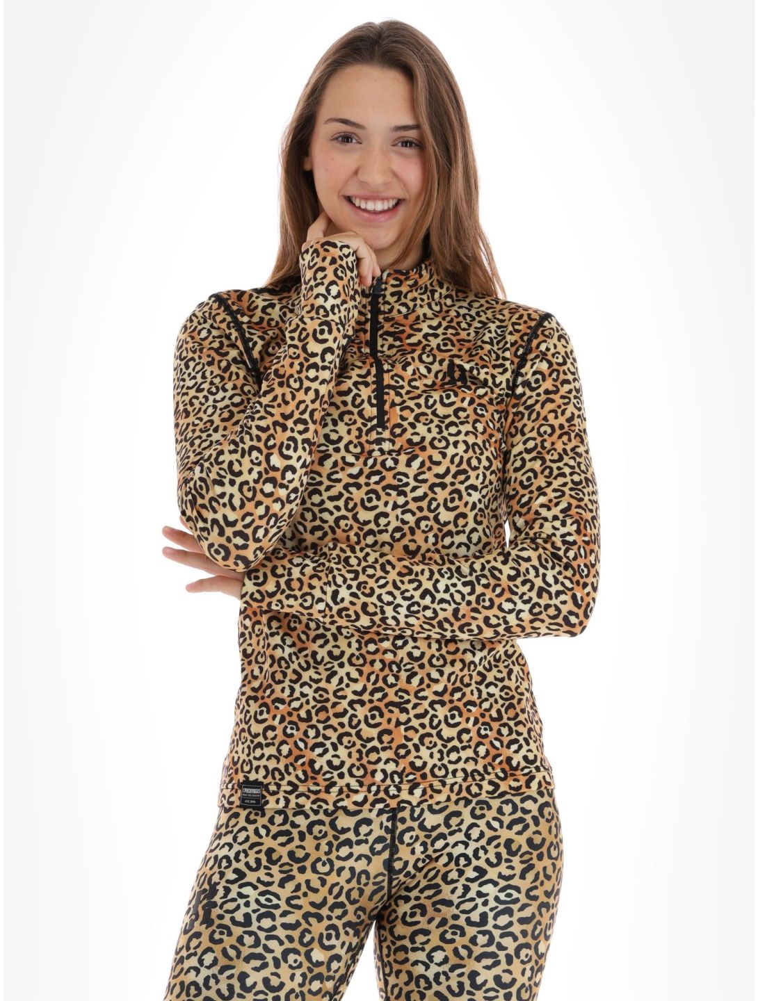 Poederbaas, Animal pullover women Panther Brown brown 