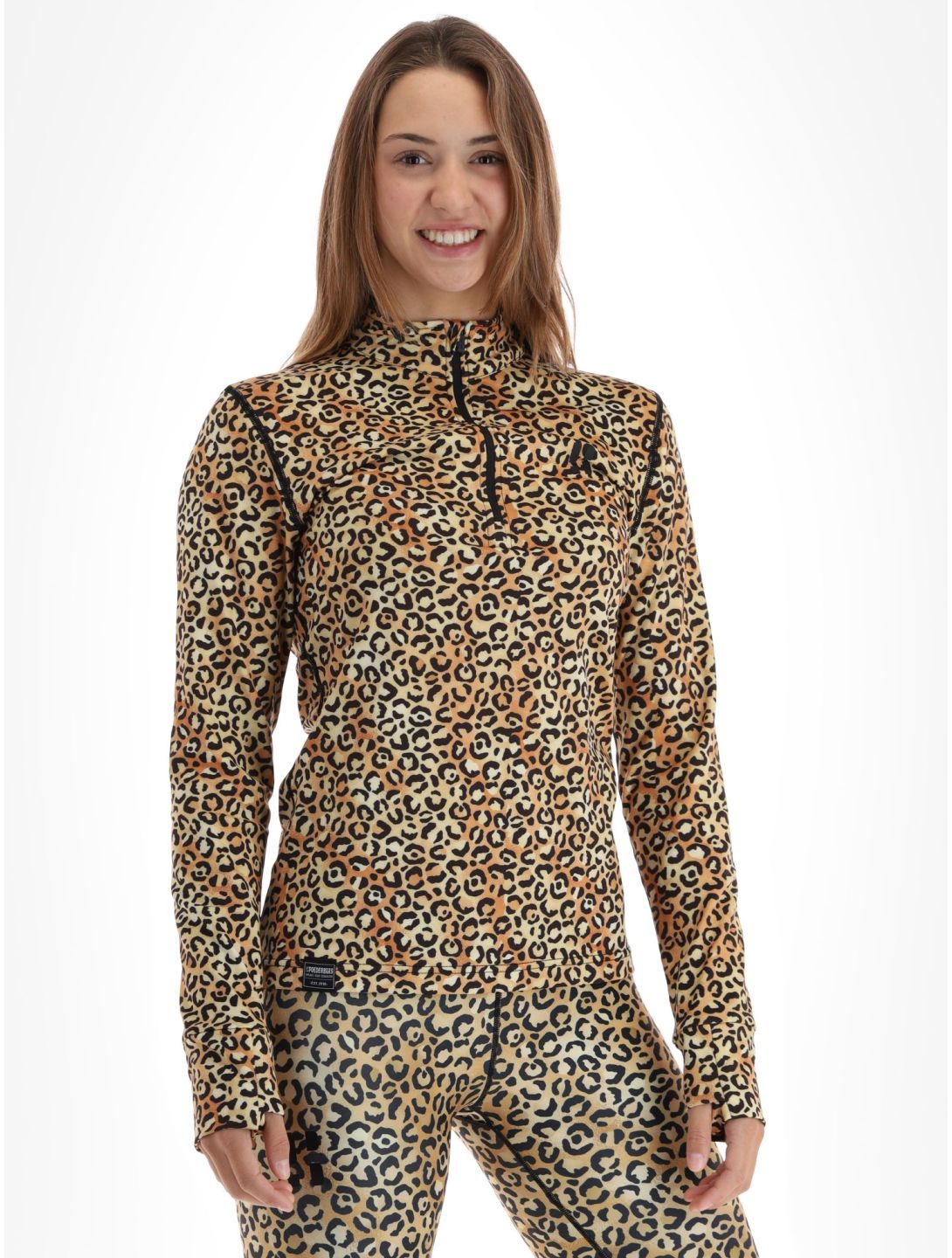 Poederbaas, Animal pullover women Panther Brown brown 