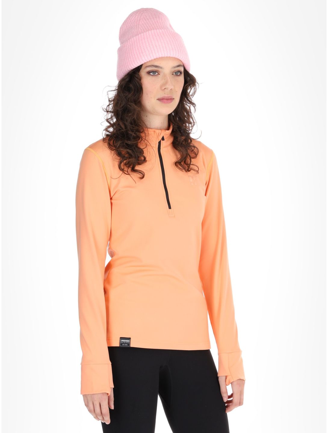 Poederbaas, Arctic pullover women Apricot orange 