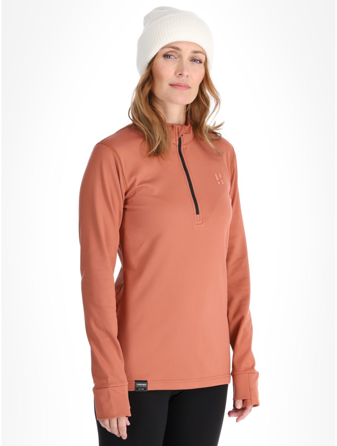 Poederbaas, Arctic pullover women Terracotta brown 