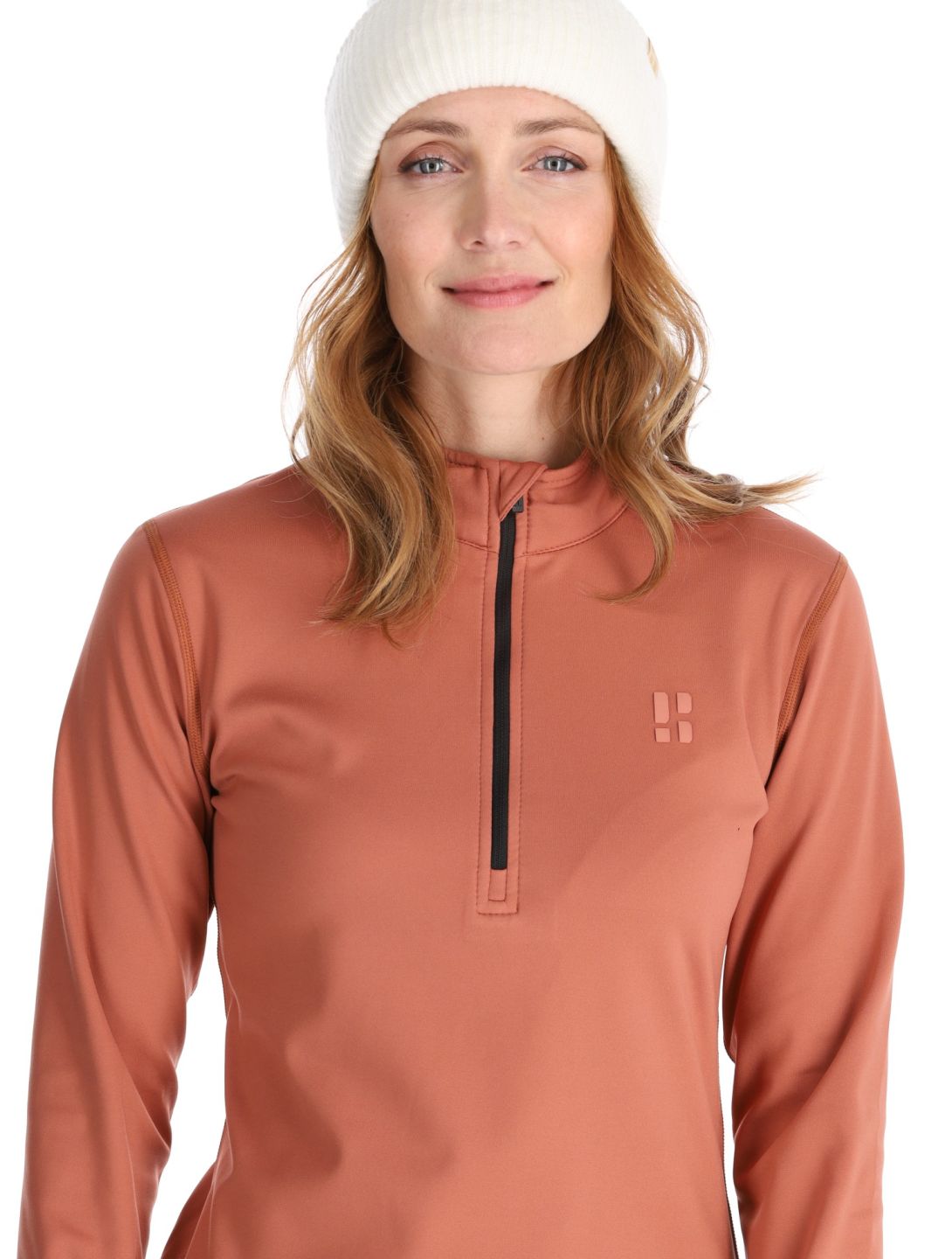 Poederbaas, Arctic pullover women Terracotta brown 