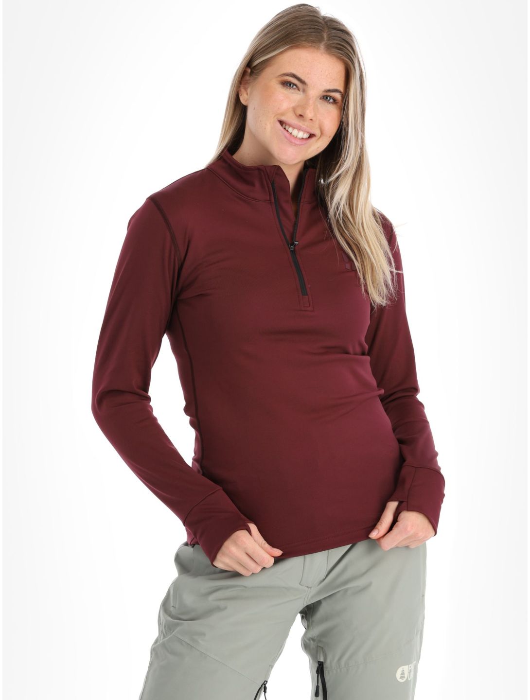 Poederbaas, Arctic pullover women Bordeaux burgundy 