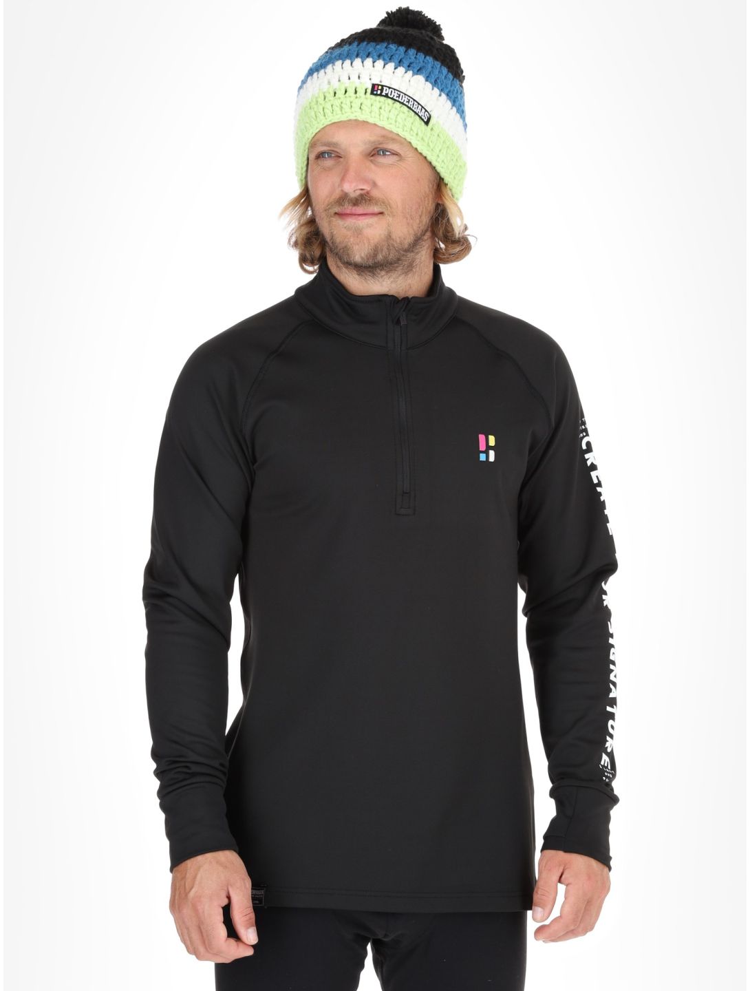 Poederbaas, Arty pullover men Black black 