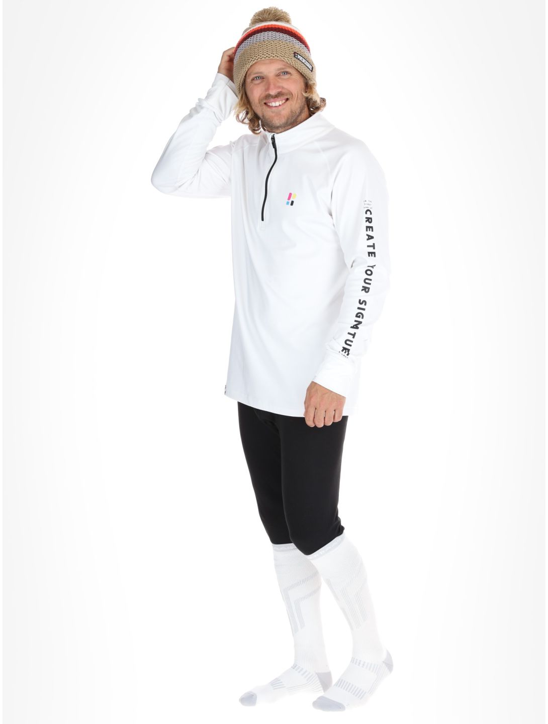 Poederbaas, Arty pullover men Off White white 