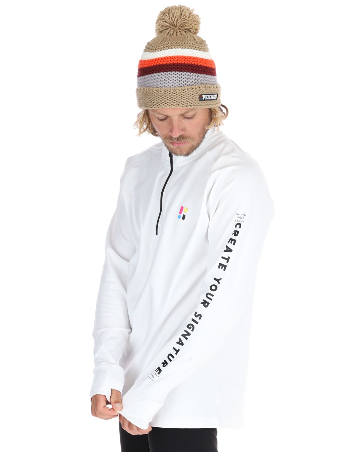 Poederbaas, Arty pullover men Off White white 