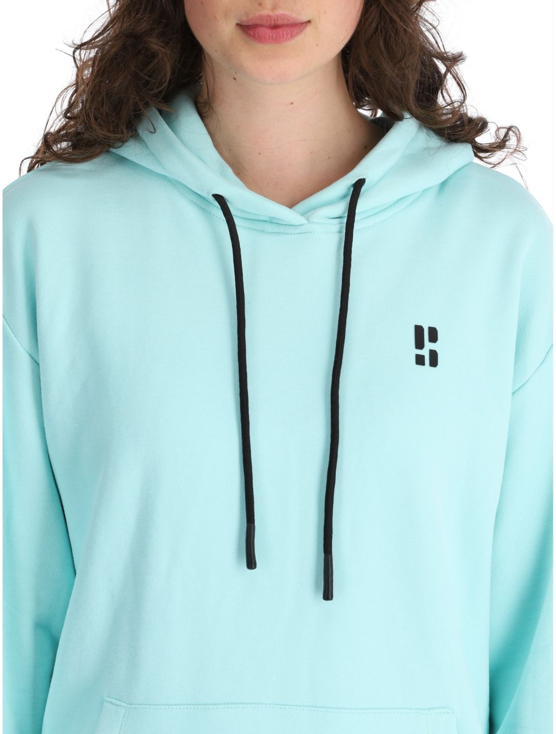 Poederbaas, Arty Hoody sweater women Mint green 