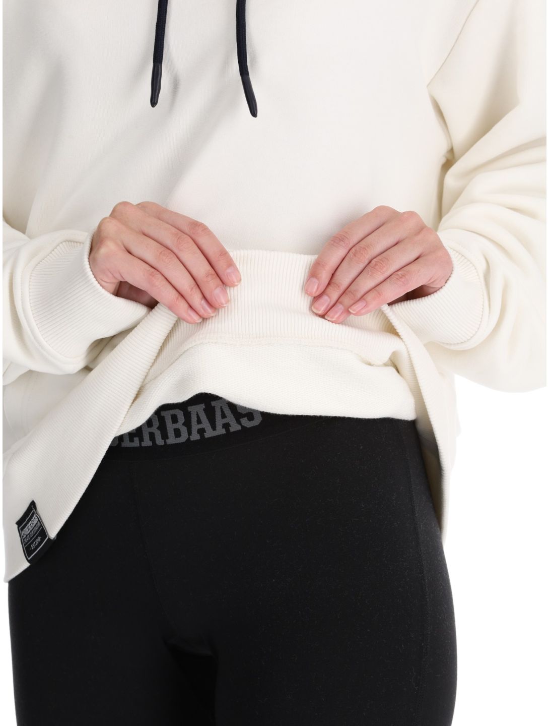 Poederbaas, Arty Hoody sweater women Off White white 