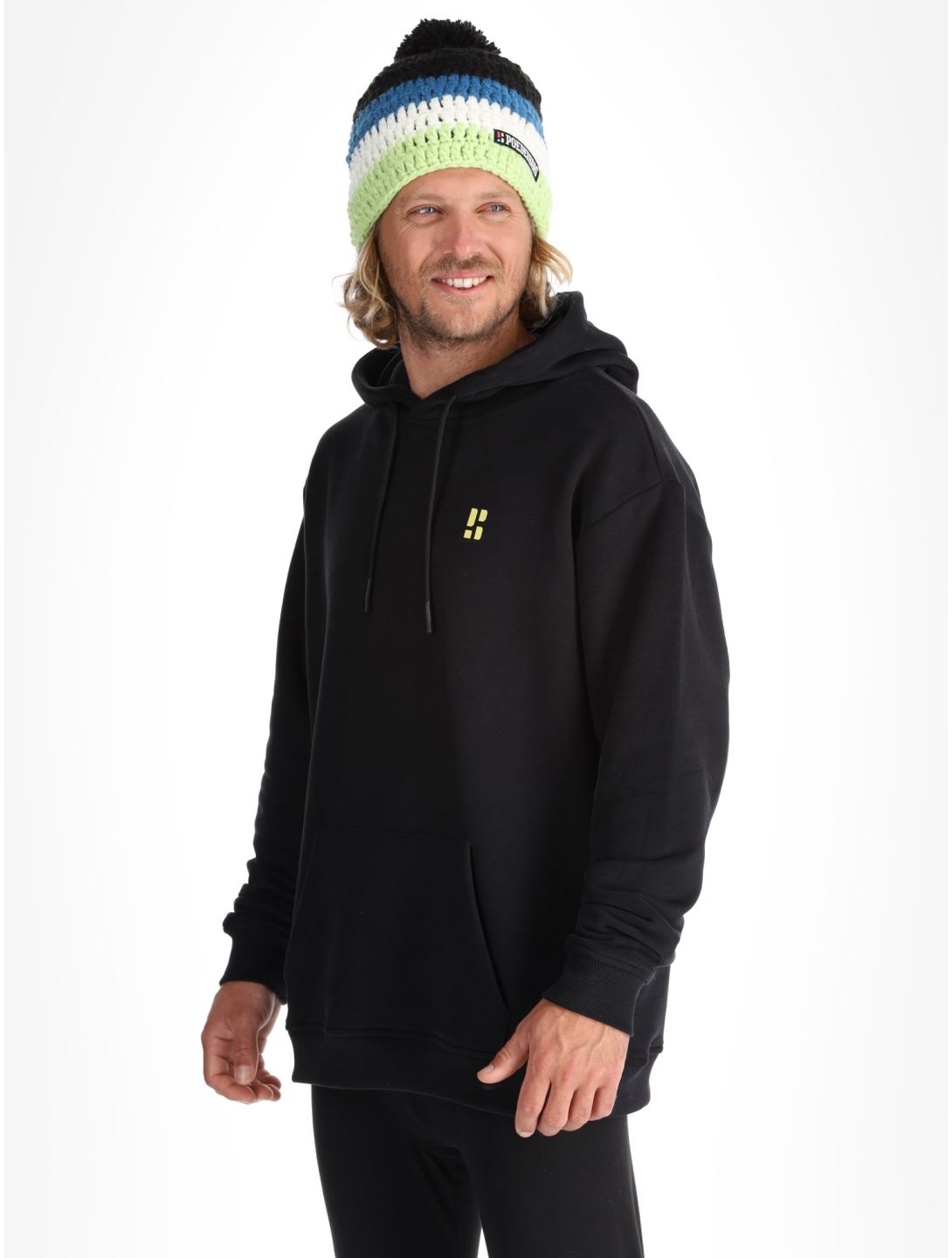 Poederbaas, Arty Hoody sweater men Black black 