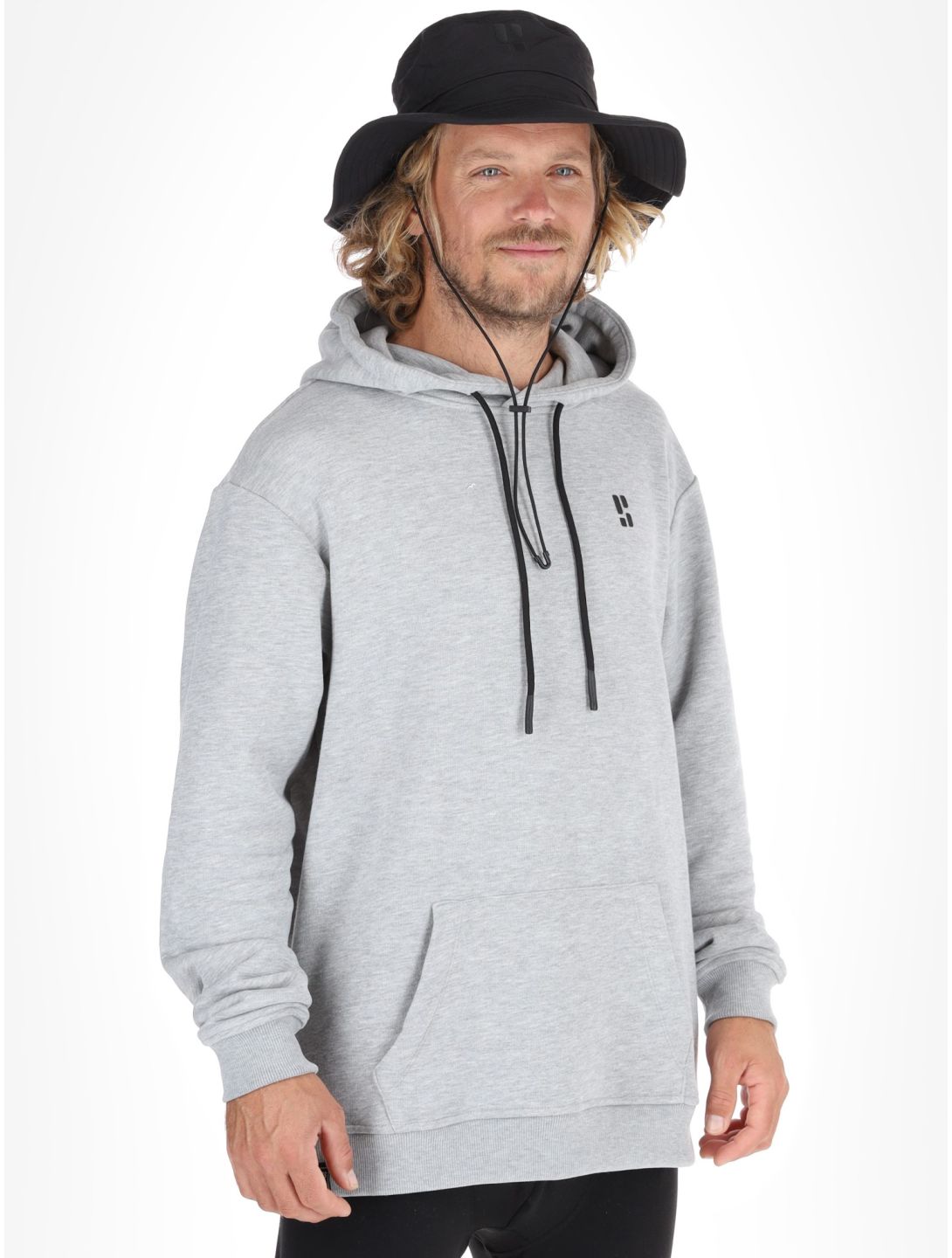 Poederbaas, Arty Hoody sweater men Grey grey 