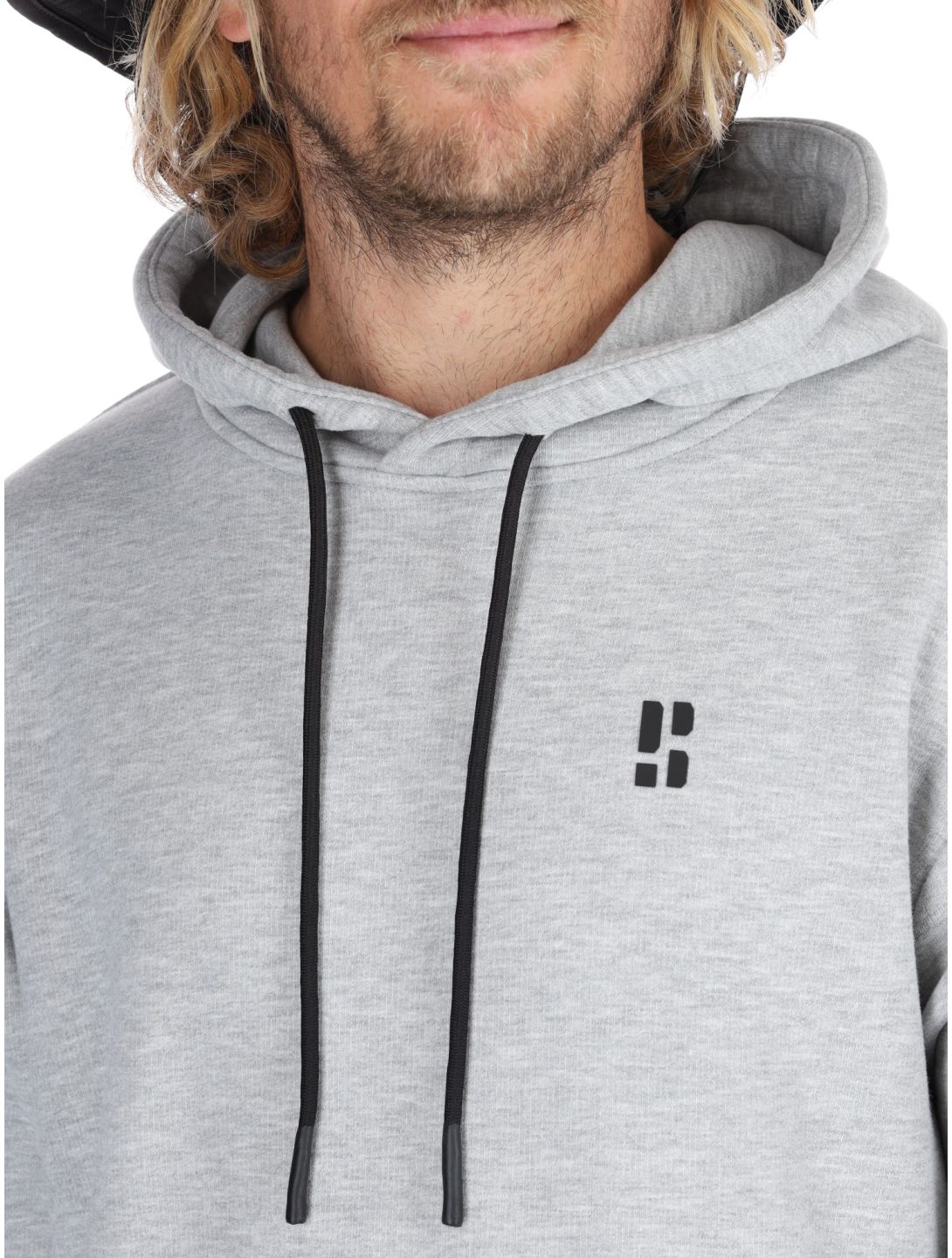 Poederbaas, Arty Hoody sweater men Grey grey 