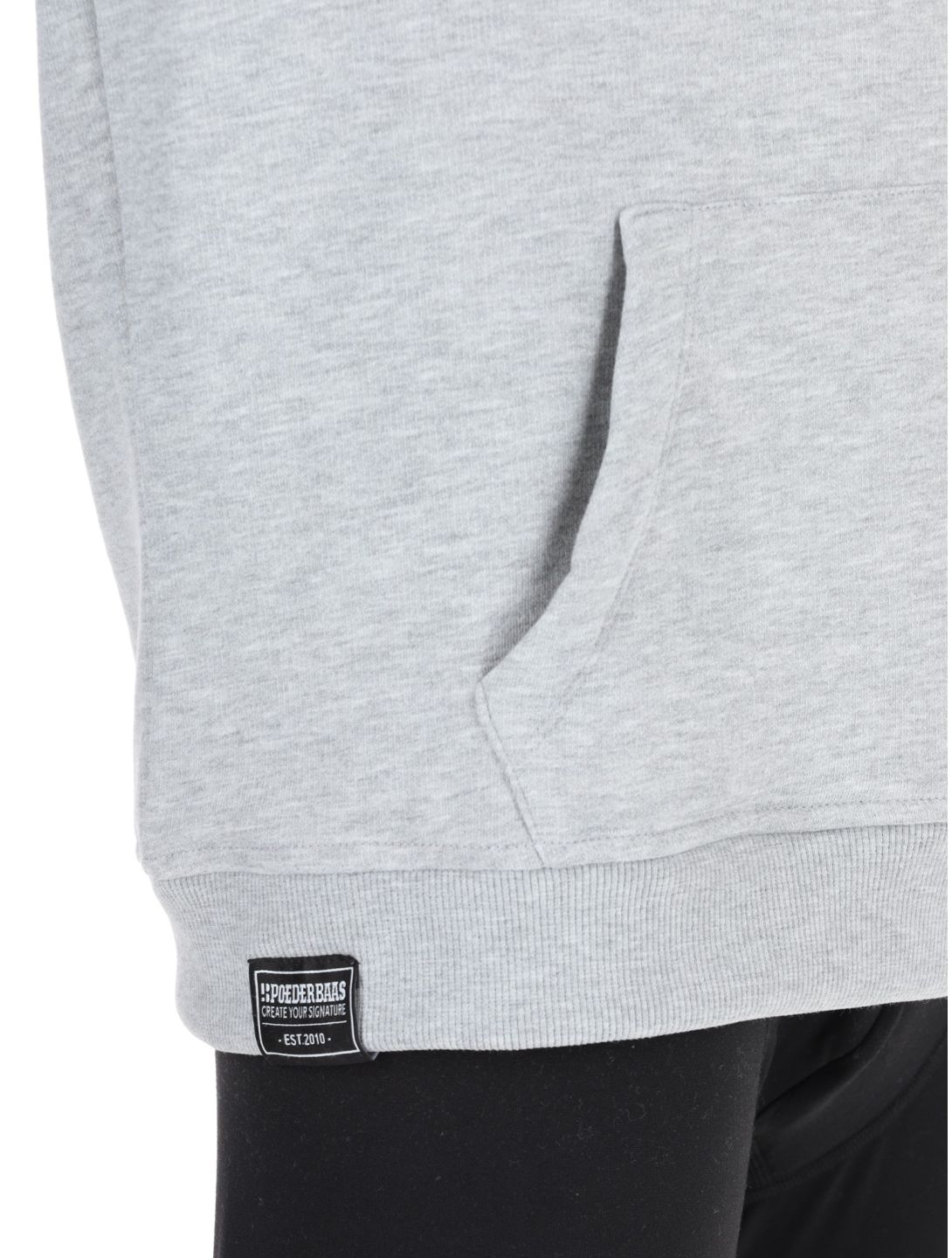 Poederbaas, Arty Hoody sweater men Grey grey 