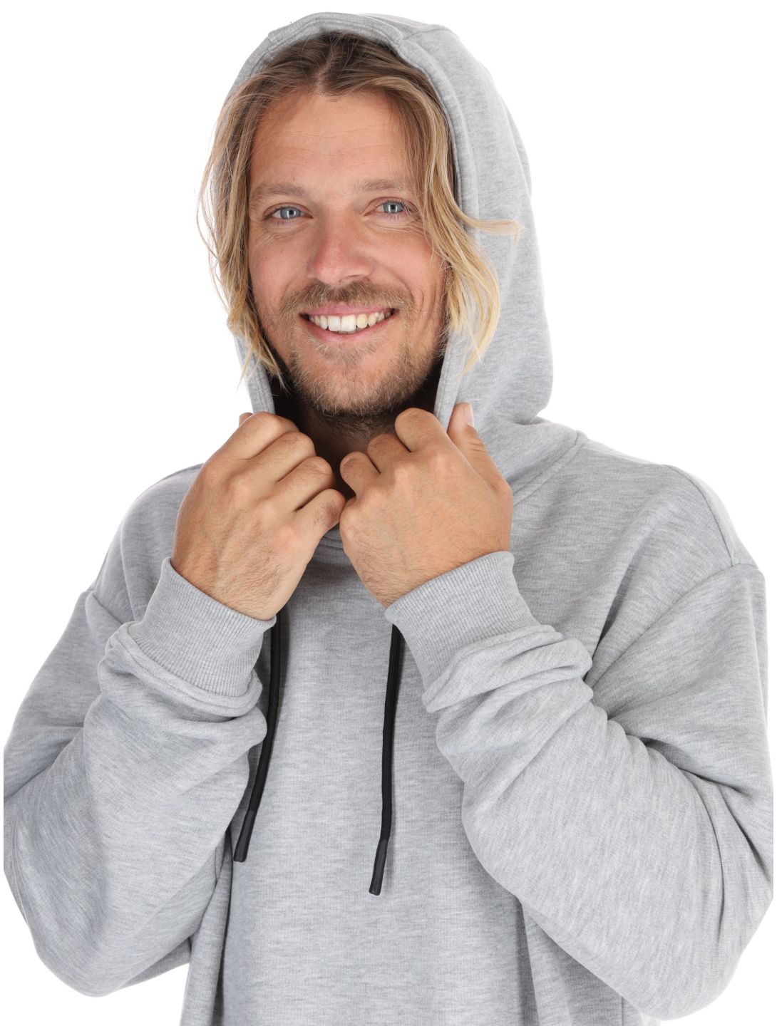 Poederbaas, Arty Hoody sweater men Grey grey 