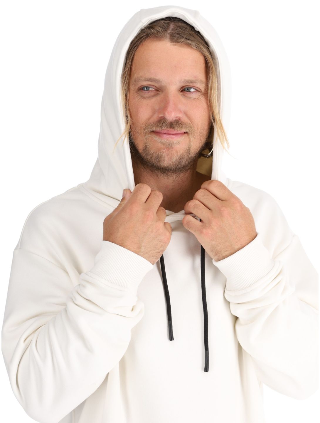 Poederbaas, Arty Hoody sweater men Off White white 