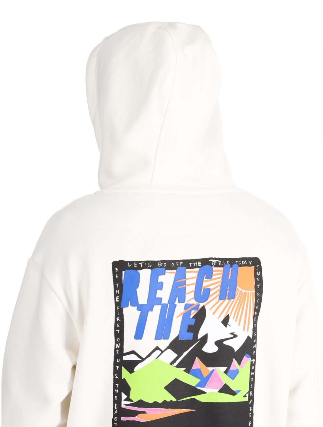 Poederbaas, Arty Hoody sweater men Off White white 