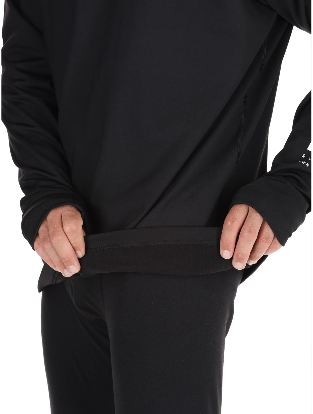 Poederbaas, Arty Longsleeve sweater men Black black 