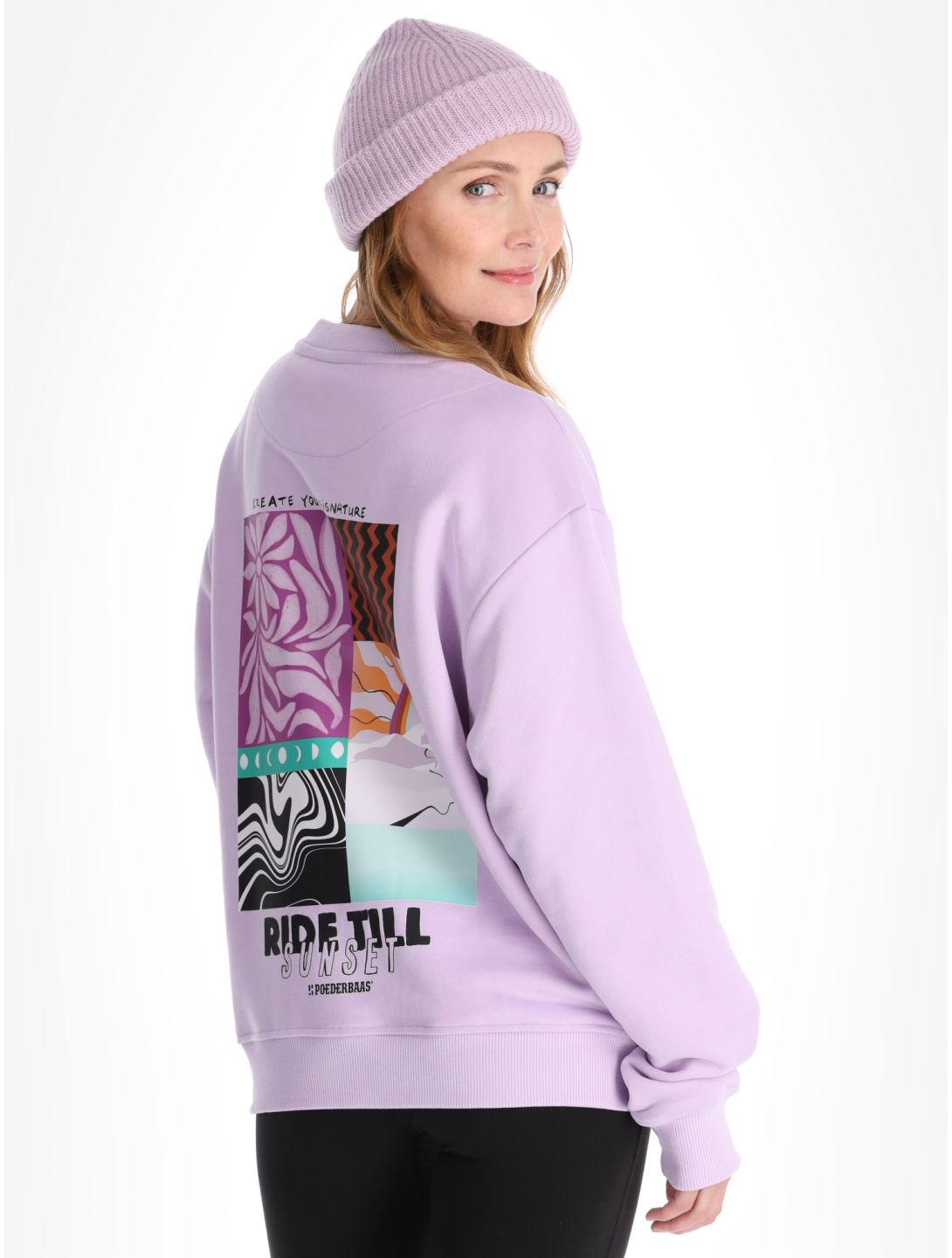 Poederbaas, Arty Sweater sweater women Lila purple 