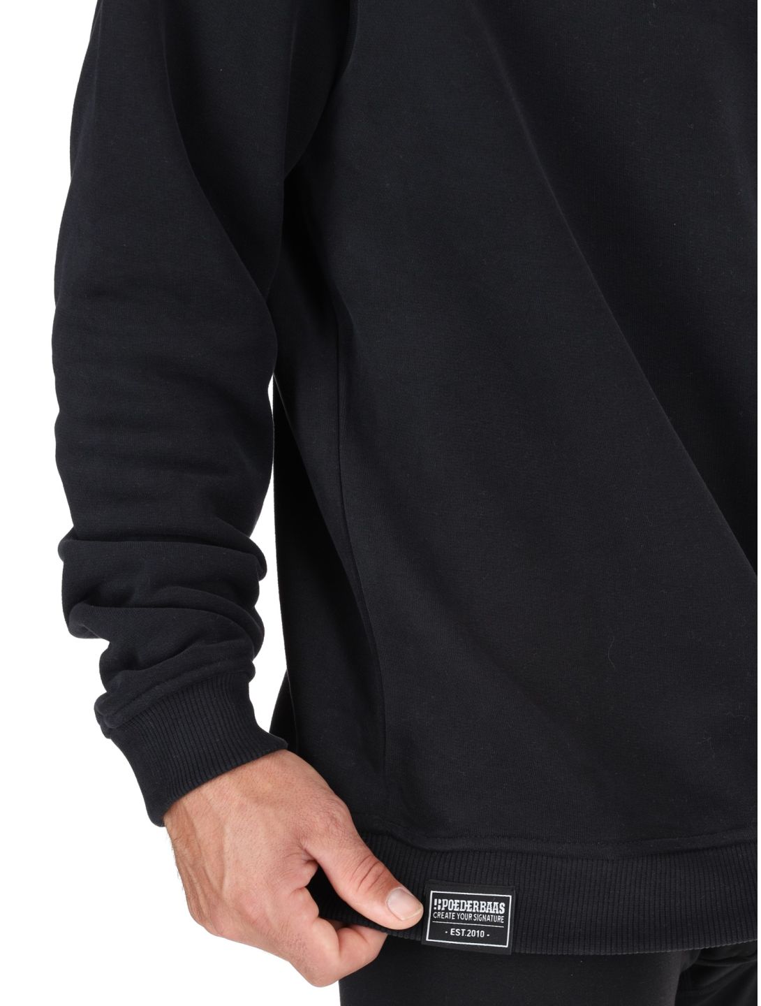 Poederbaas, Arty Sweater sweater men Black black 