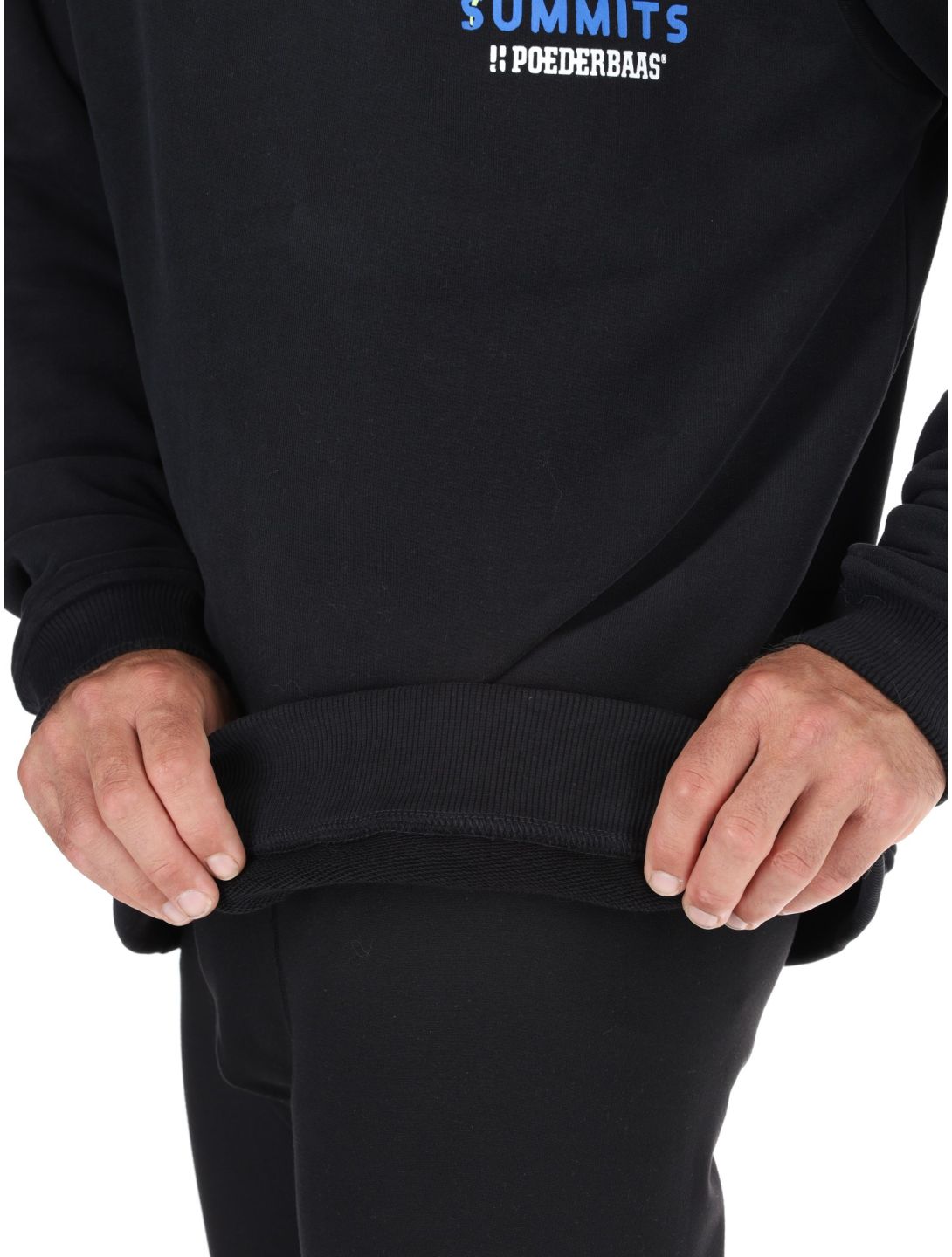 Poederbaas, Arty Sweater sweater men Black black 