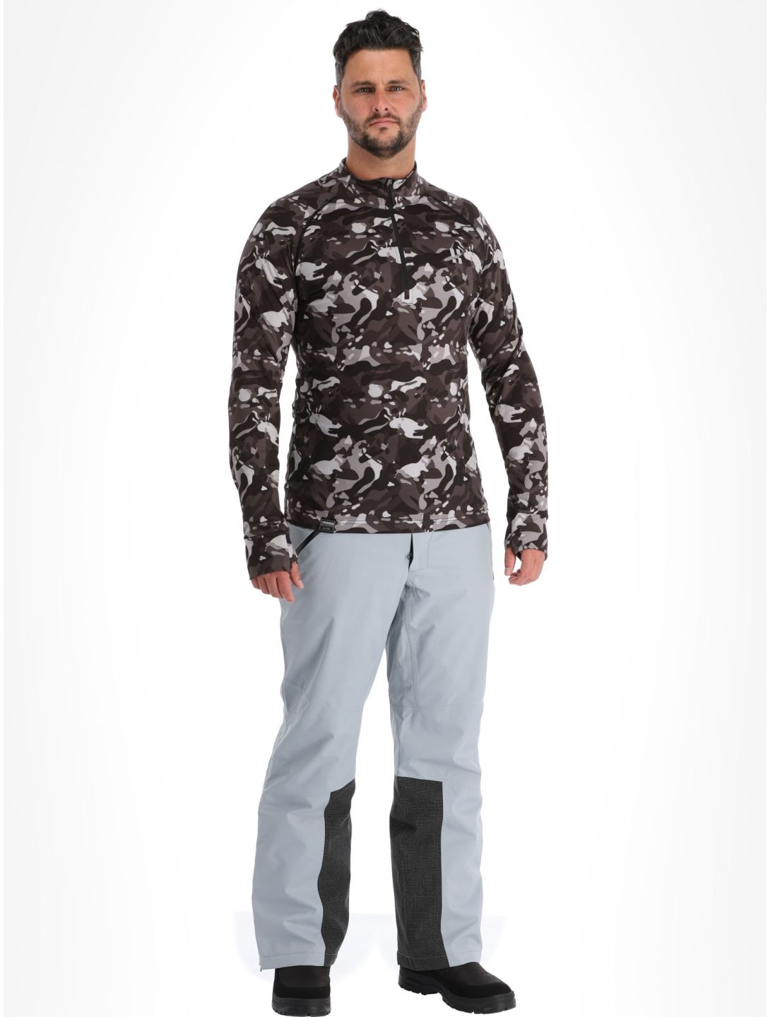 Poederbaas, Camo pullover men Black black 