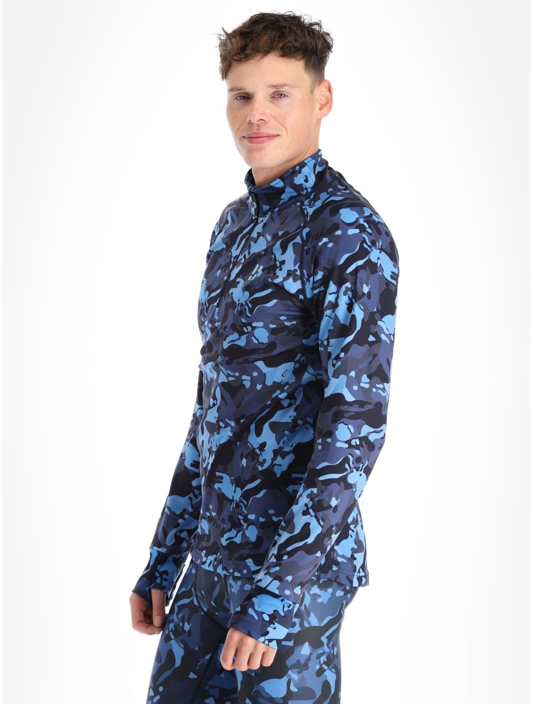 Poederbaas, Camo pullover men Navy blue 