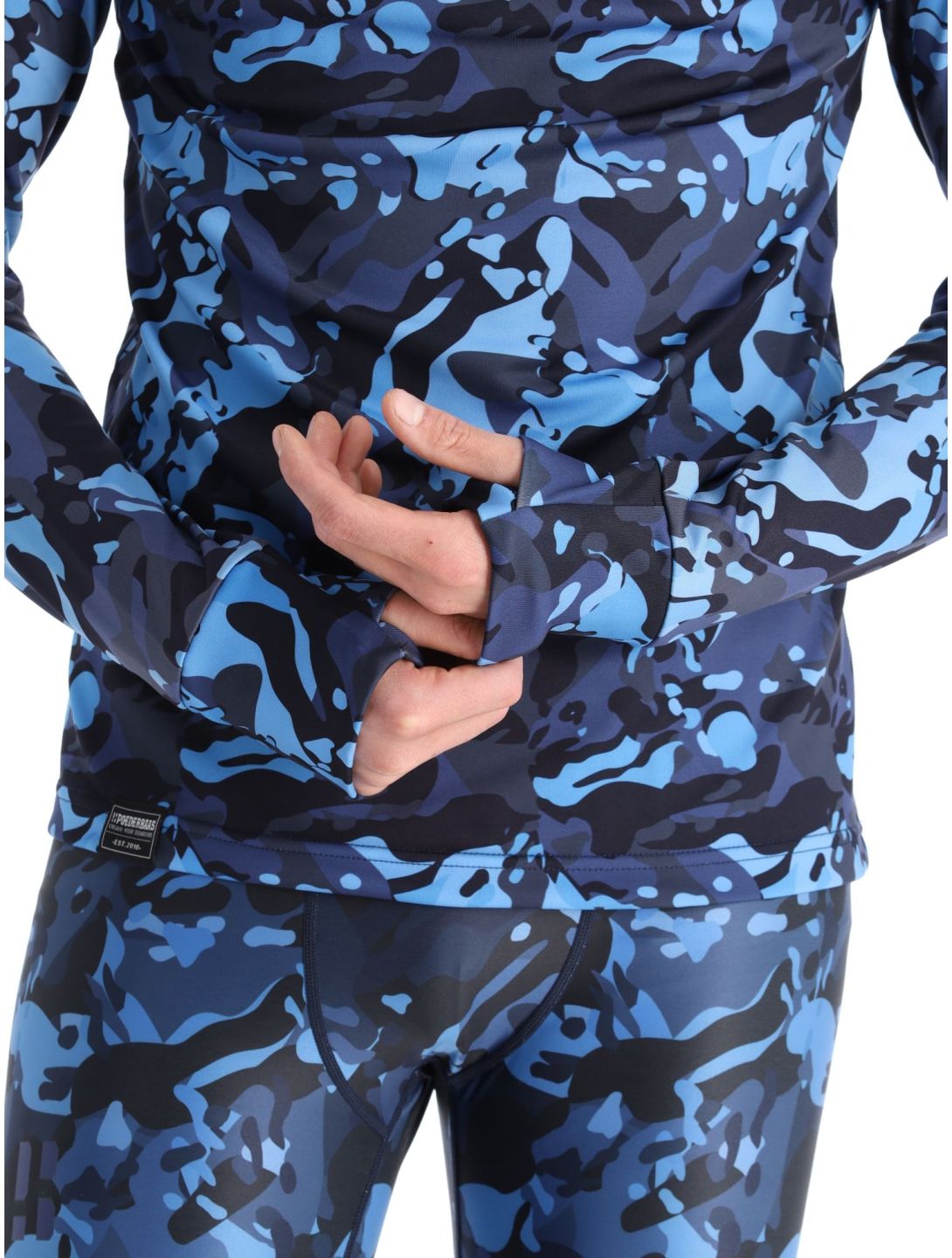 Poederbaas, Camo pullover men Navy blue 