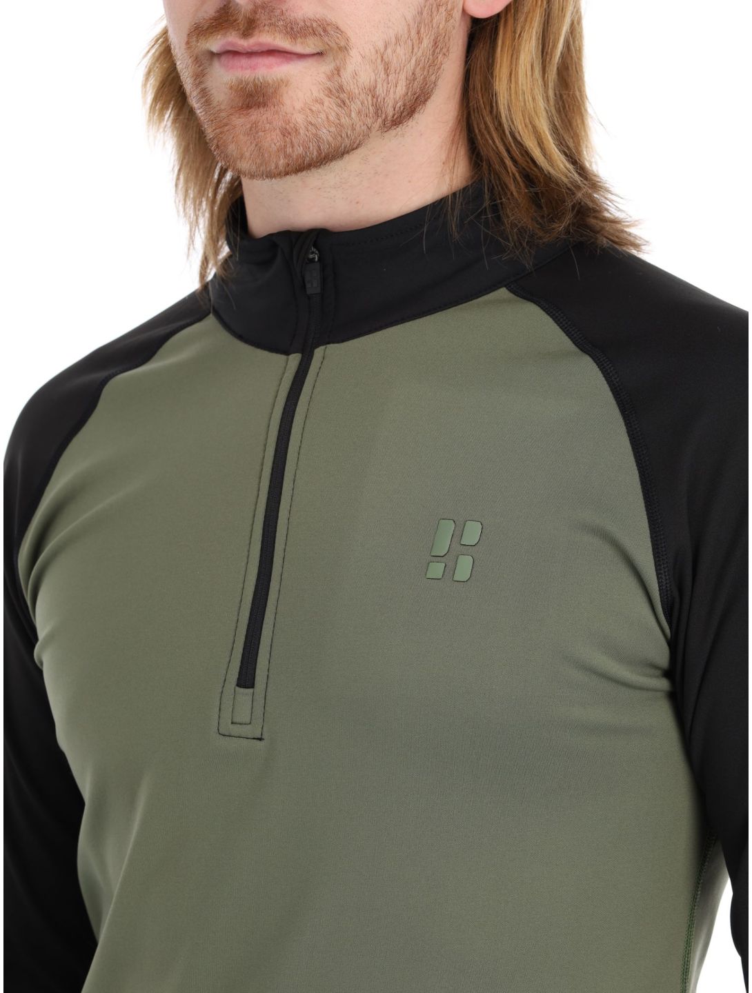 Poederbaas, Duo pullover men Green Black black, green 