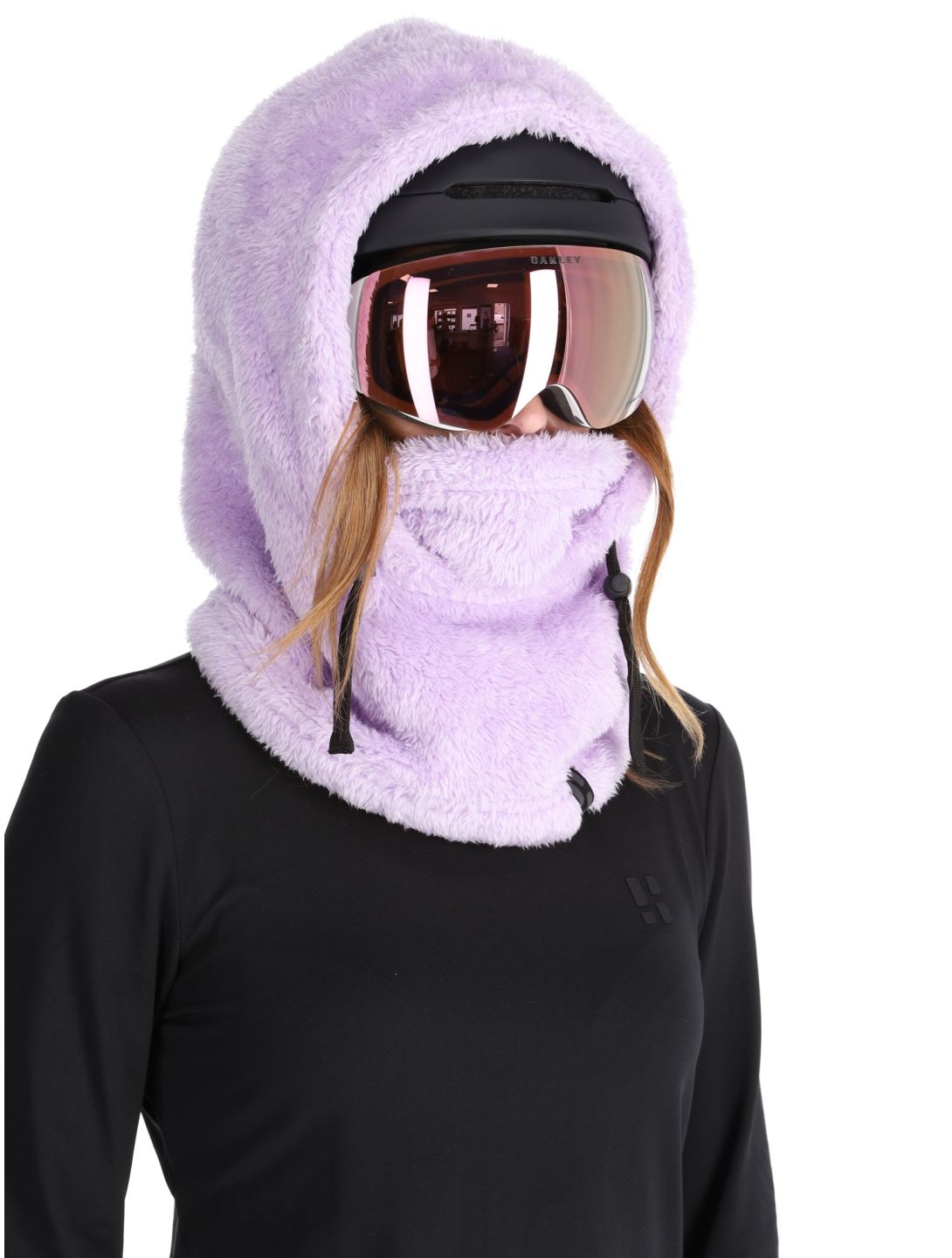 Poederbaas, Fluffy Balaclava balaclava unisex Lila purple 