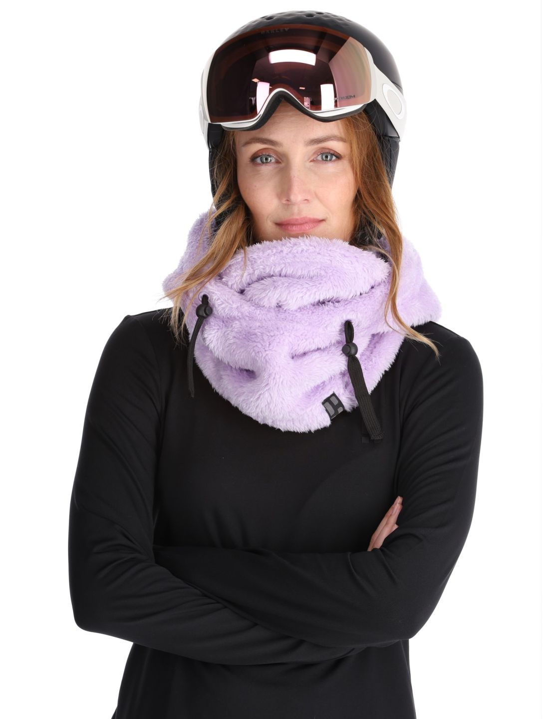 Poederbaas, Fluffy Balaclava balaclava unisex Lila purple 