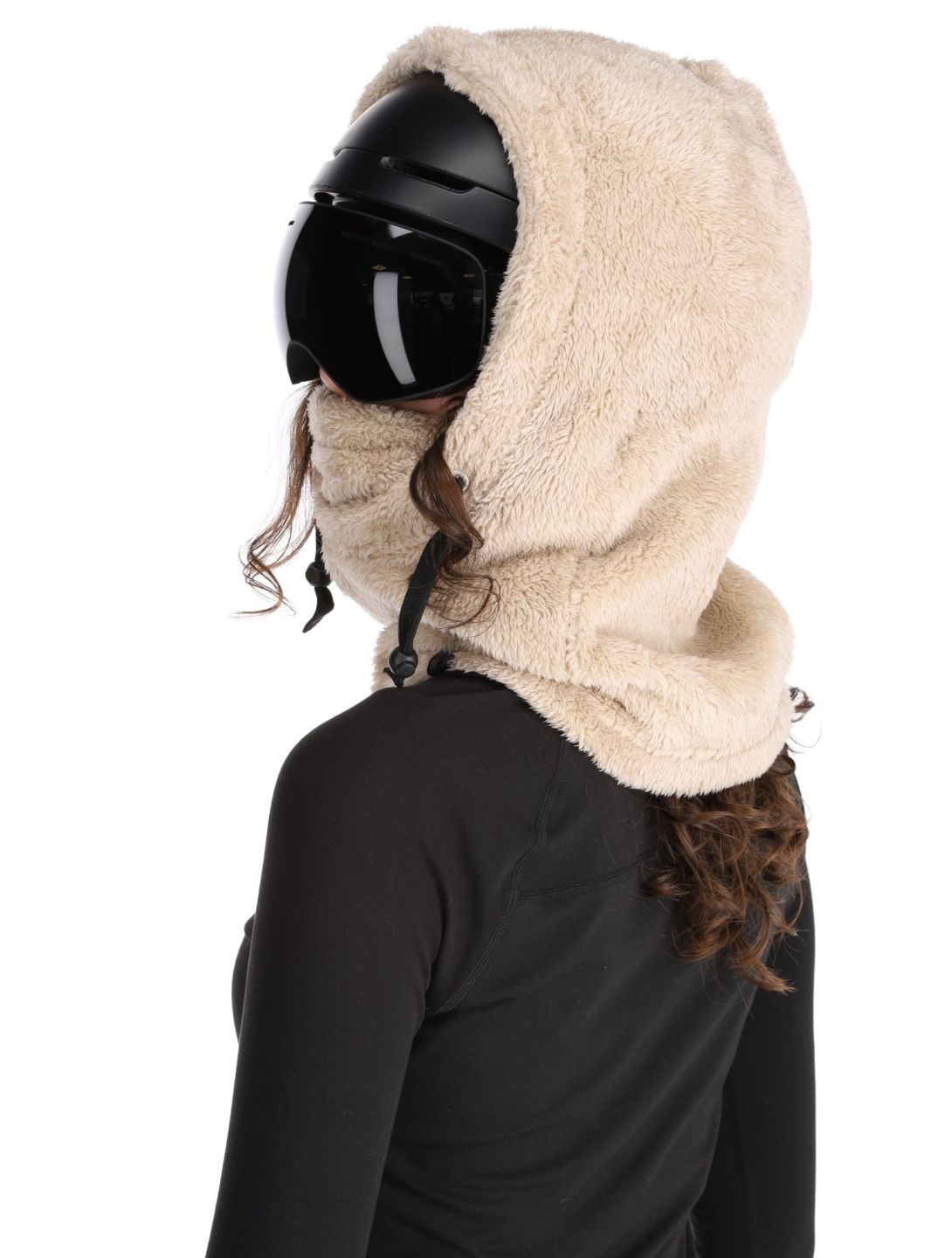 Poederbaas, Fluffy Balaclava balaclava unisex Sand beige 