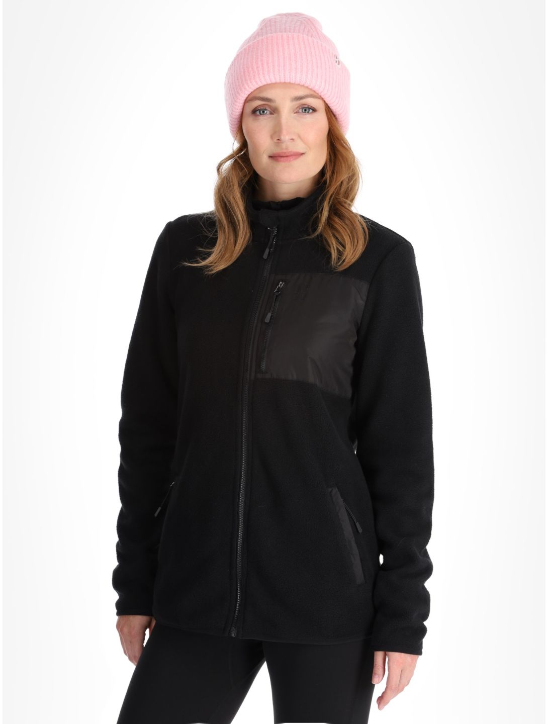 Poederbaas, Four Seasons Fleece jacket women Black black 